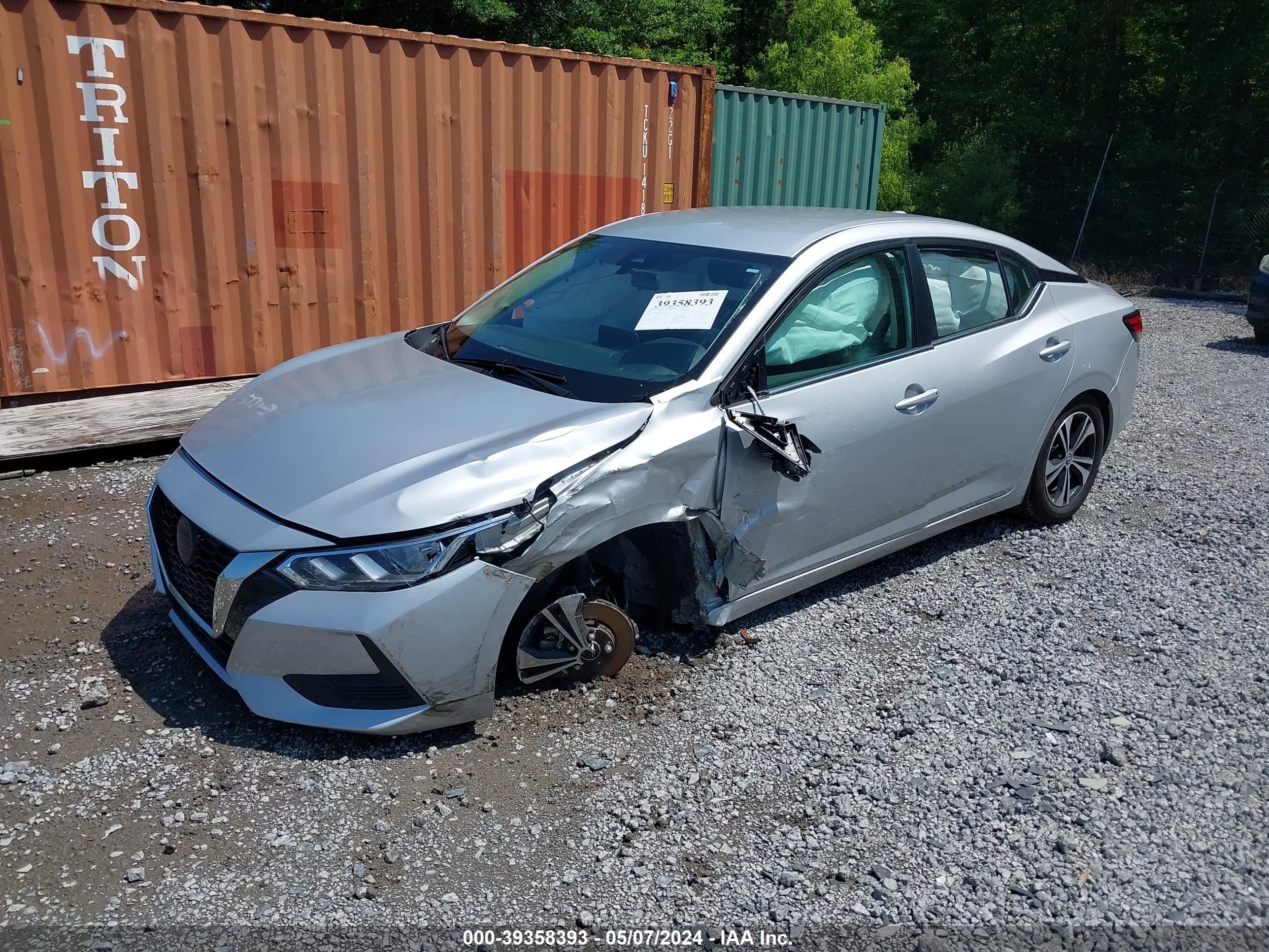 2022 Nissan Sentra Sv Xtronic Cvt vin: 3N1AB8CV3NY254659