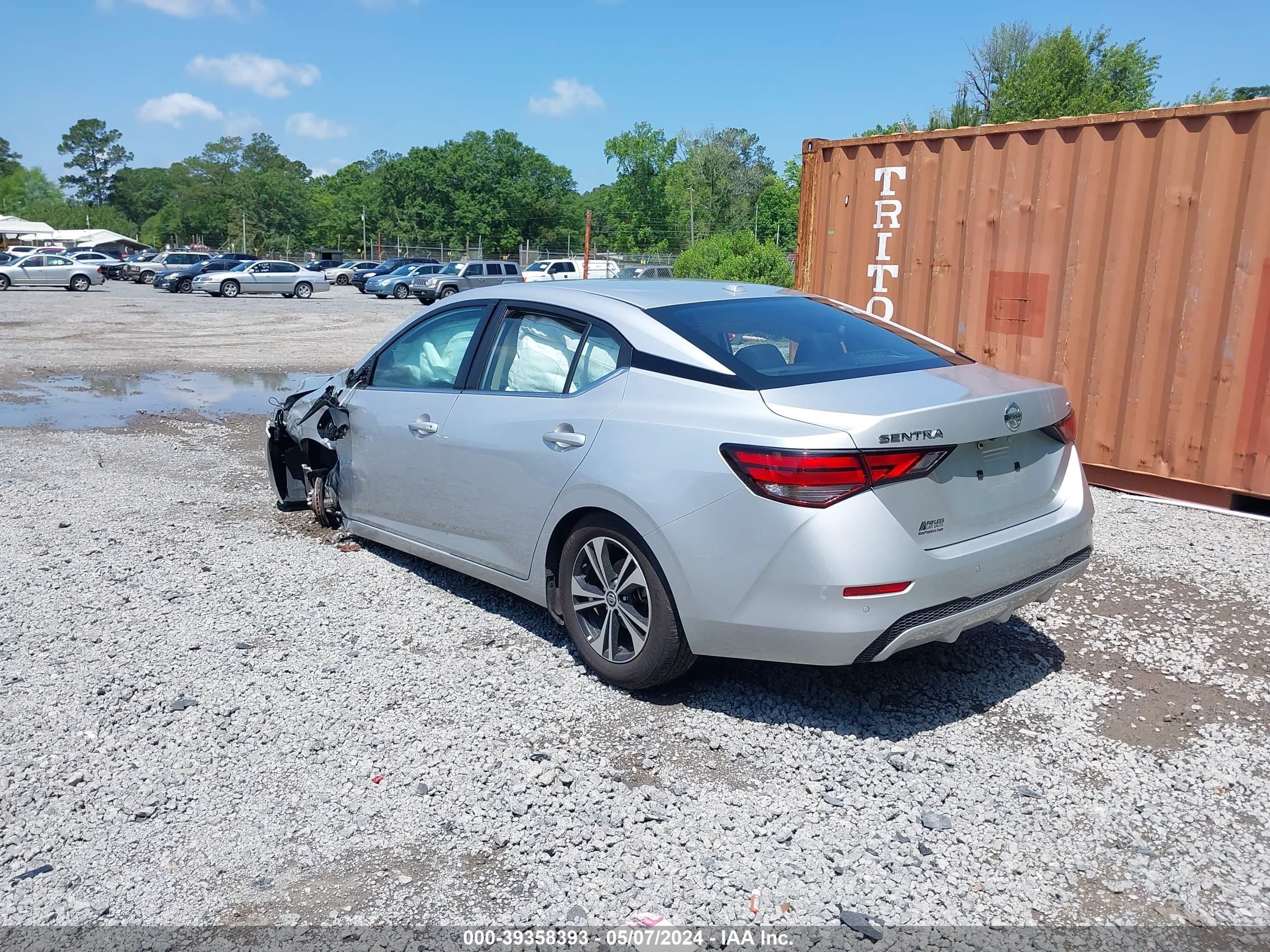 2022 Nissan Sentra Sv Xtronic Cvt vin: 3N1AB8CV3NY254659