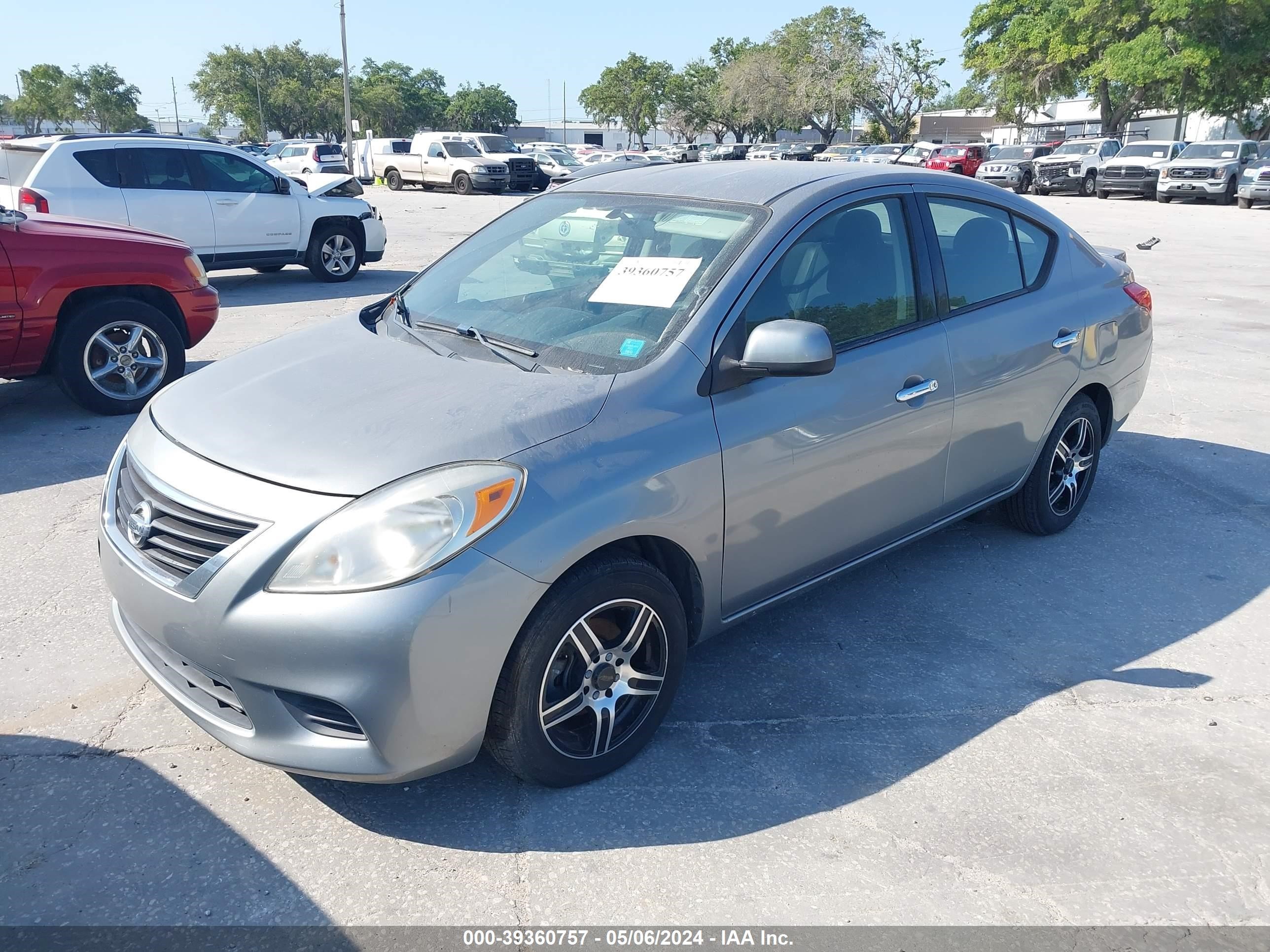 2014 Nissan Versa 1.6 Sv vin: 3N1CN7APXEL824281