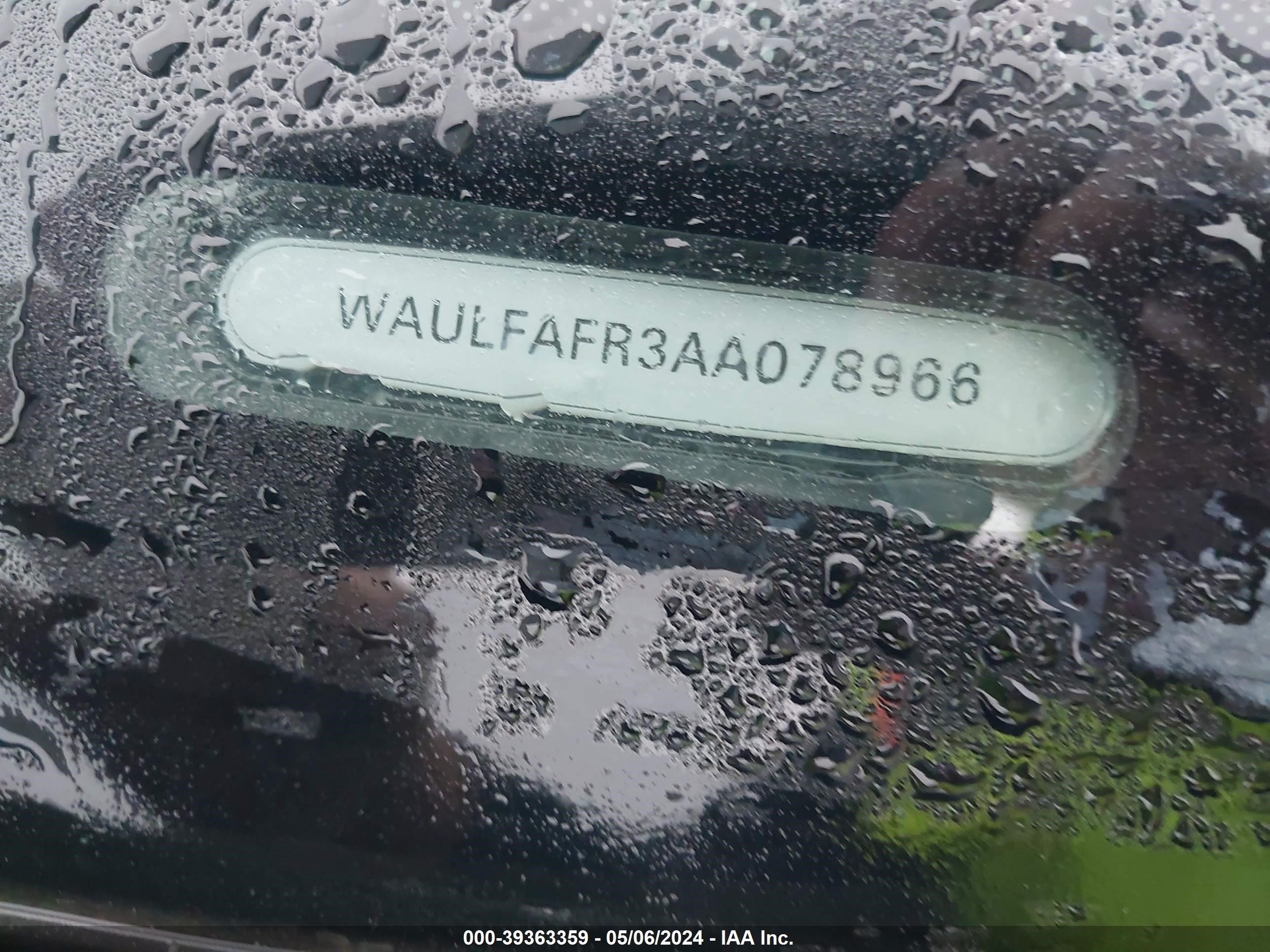 WAULFAFR3AA078966 2010 Audi A5 2.0T Premium