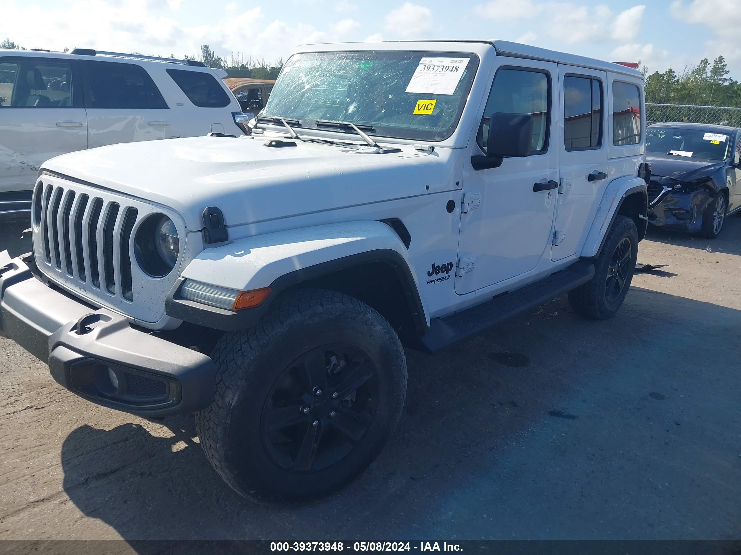 2021 Jeep Wrangler Unlimited Sahara Altitude 4X4 vin: 1C4HJXEG3MW649468