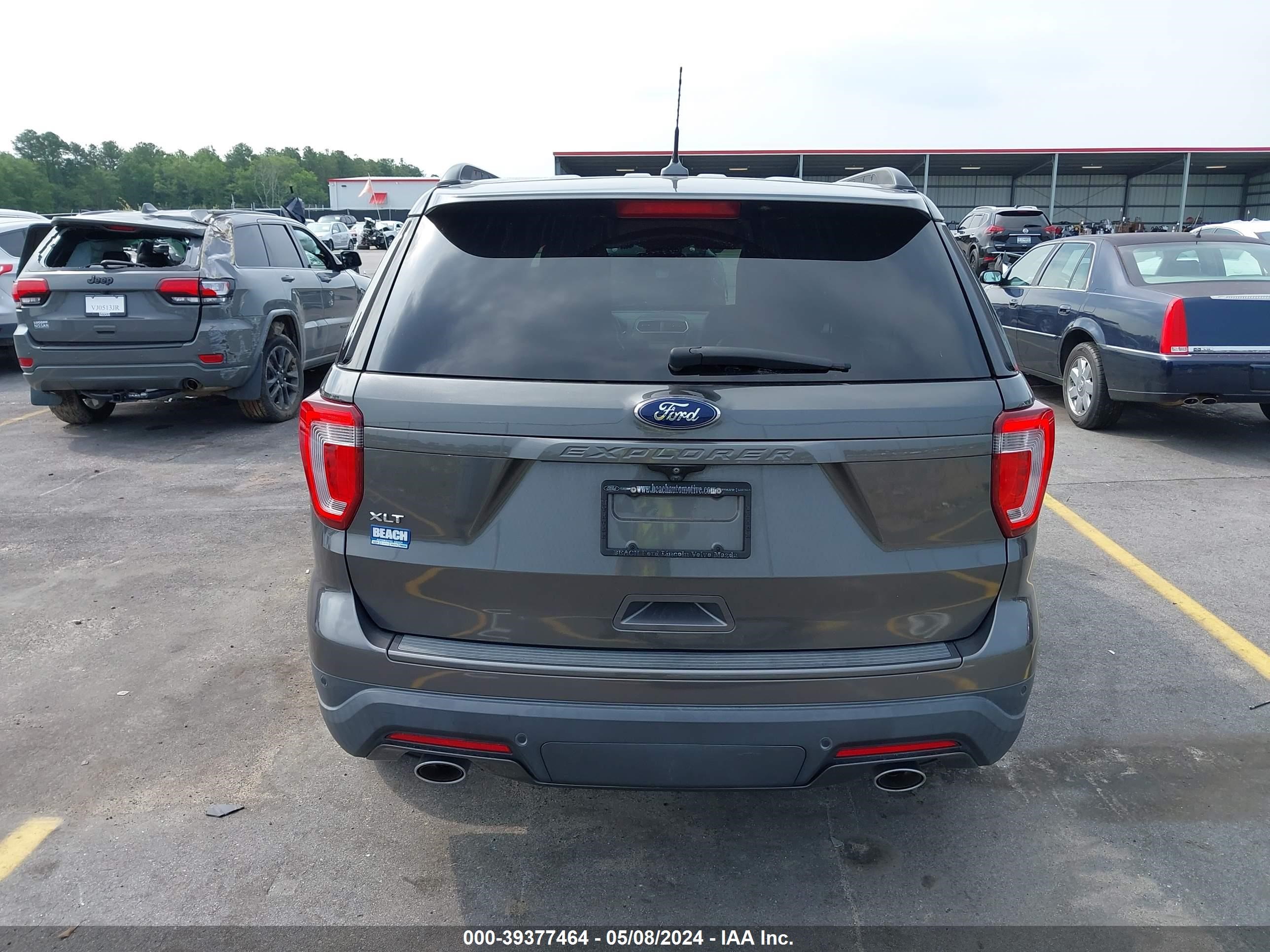 2018 Ford Explorer Xlt vin: 1FM5K7D80JGC22115