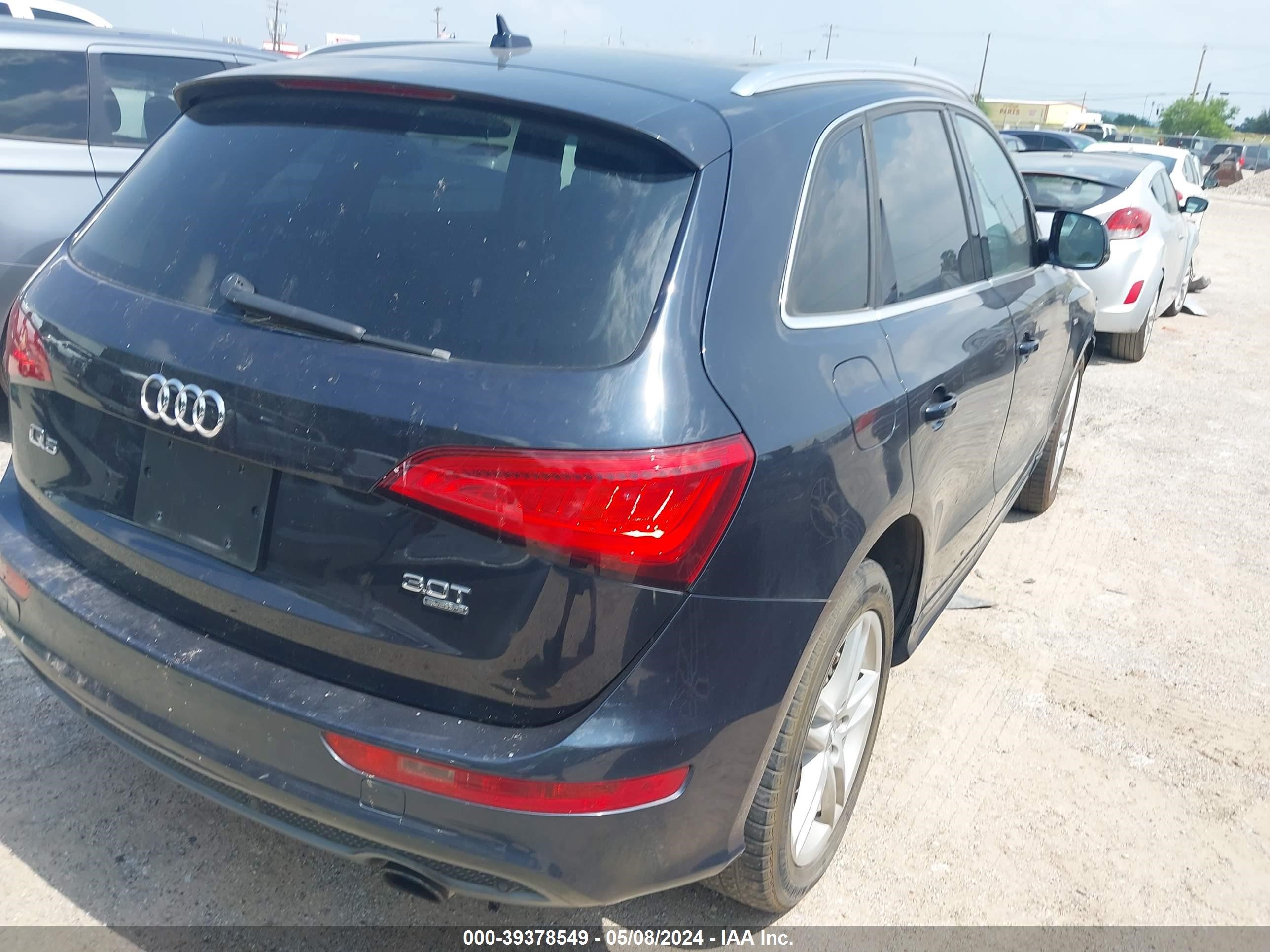 2013 Audi Q5 3.0T Premium Plus vin: WA1DGAFP5DA047445