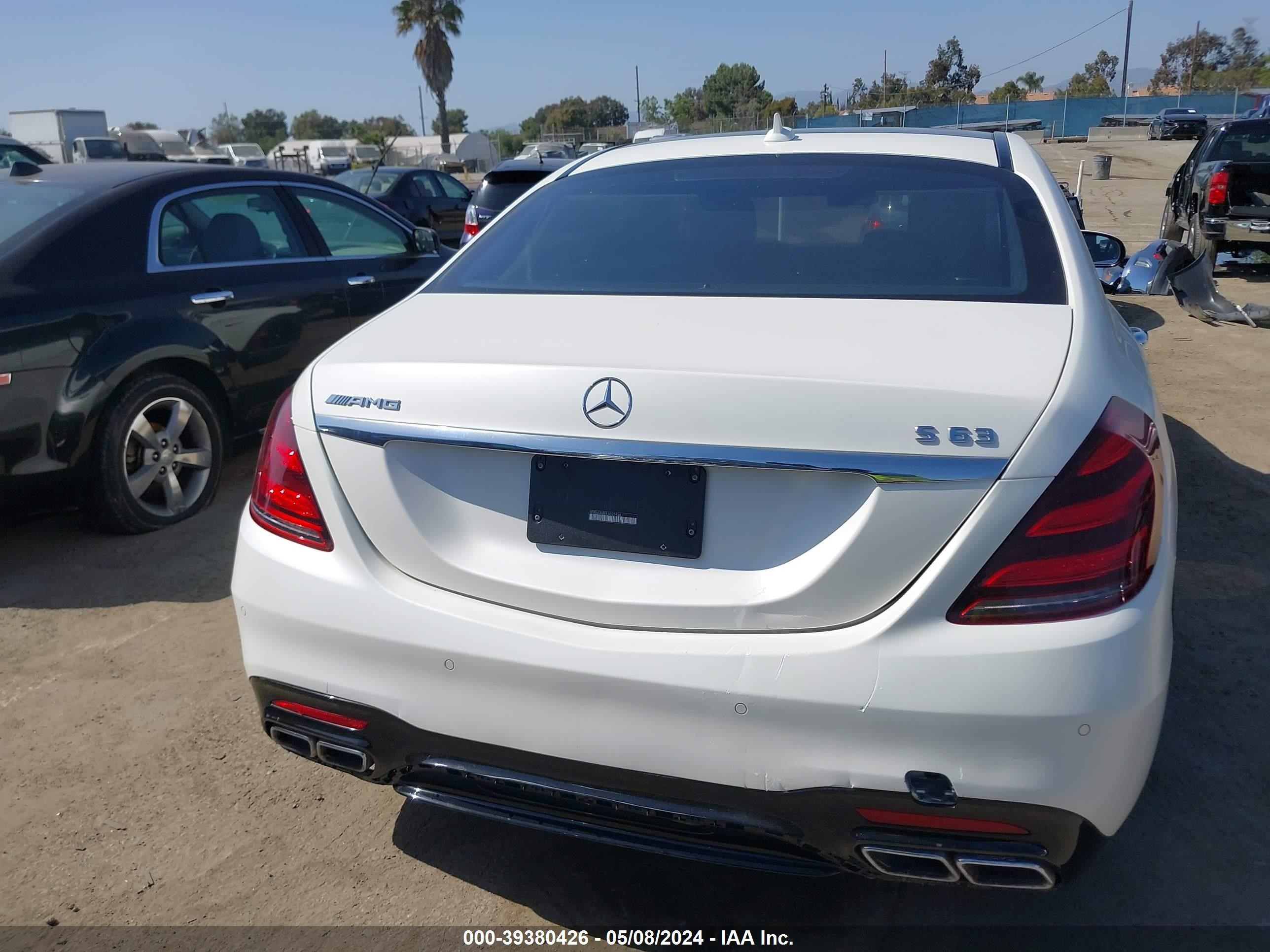 2020 Mercedes-Benz Amg S 63 4Matic vin: WDDUG8JB0LA523454