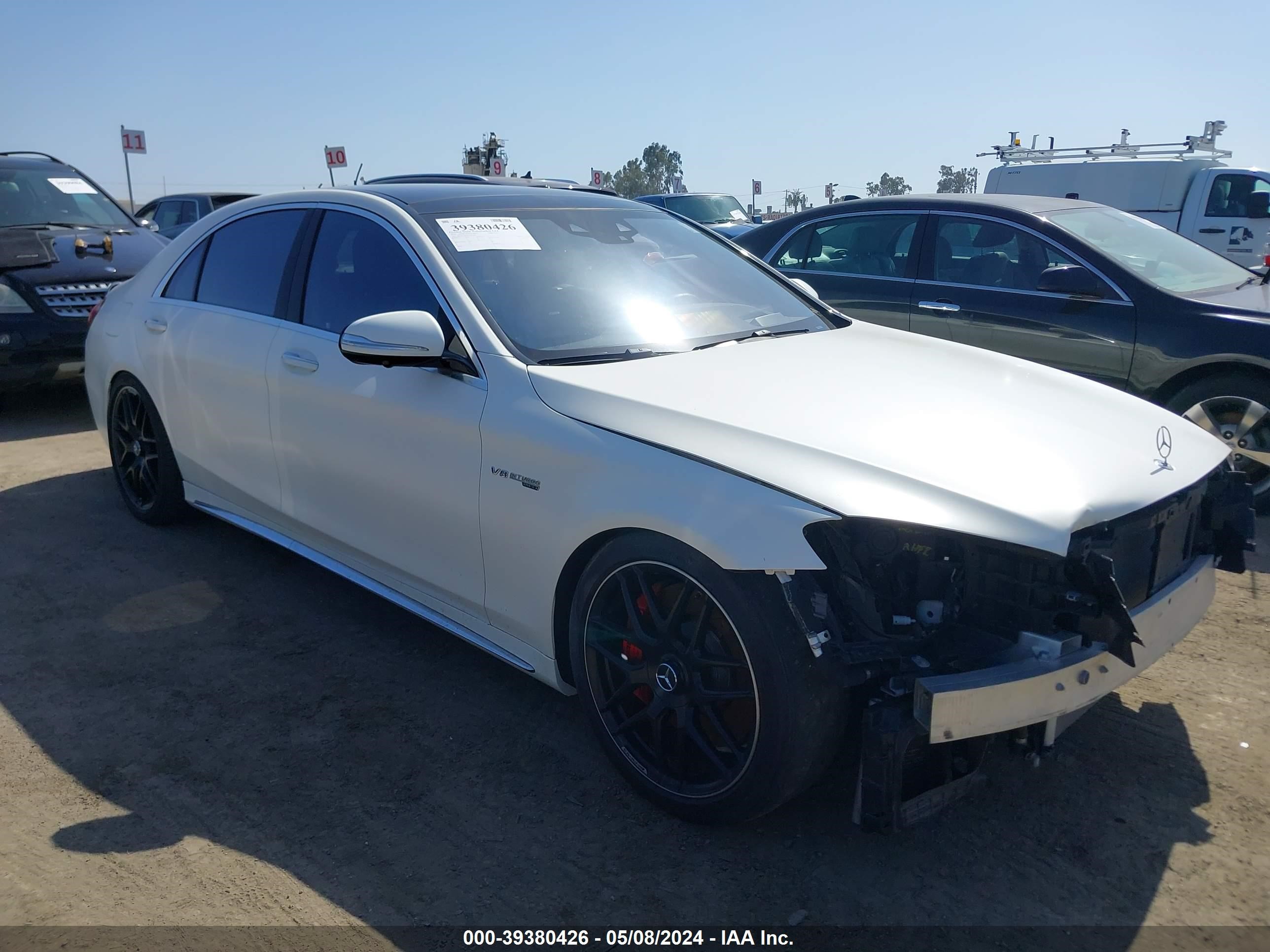 2020 Mercedes-Benz Amg S 63 4Matic vin: WDDUG8JB0LA523454