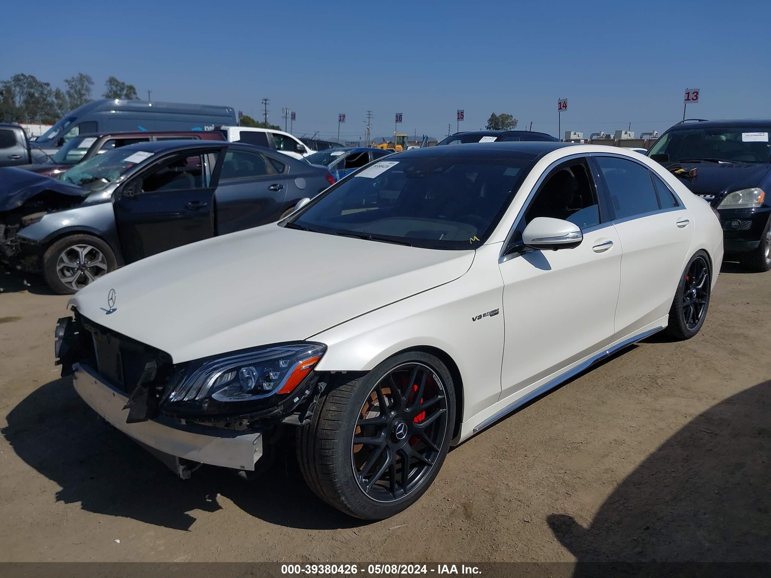 2020 Mercedes-Benz Amg S 63 4Matic vin: WDDUG8JB0LA523454