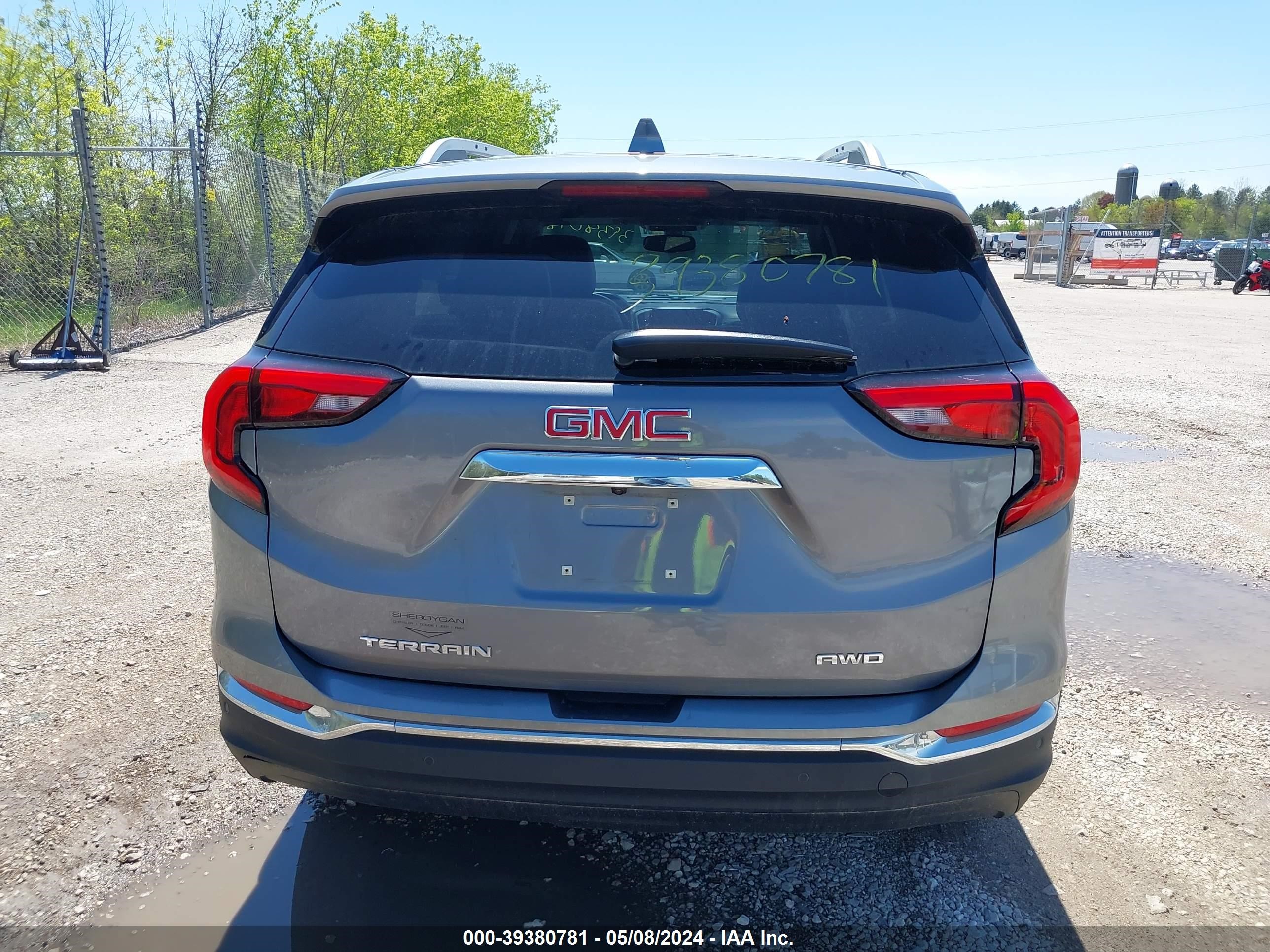 2018 GMC Terrain Slt vin: 3GKALVEV9JL402217