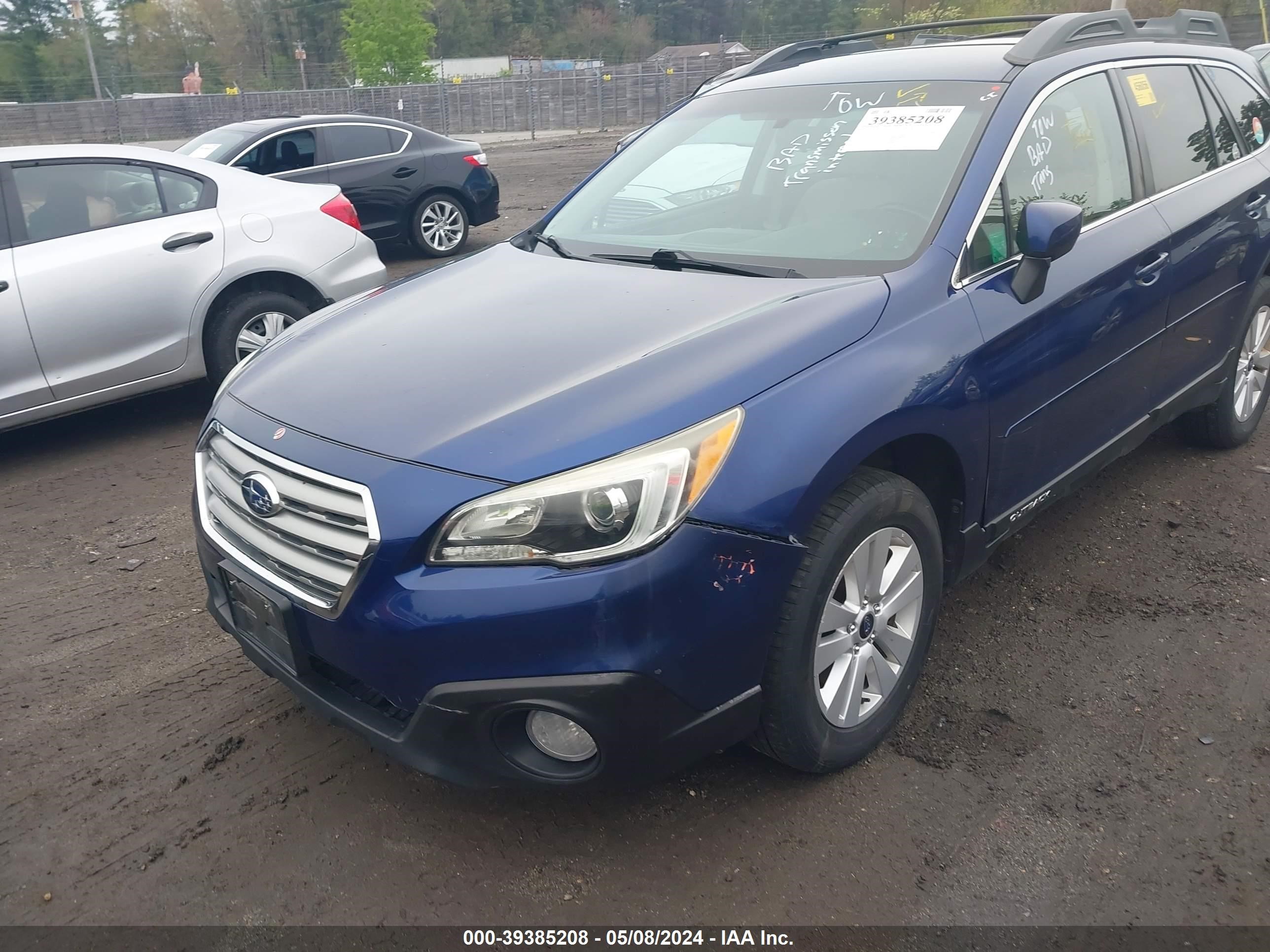 2015 Subaru Outback 2.5I Premium vin: 4S4BSACC7F3351036