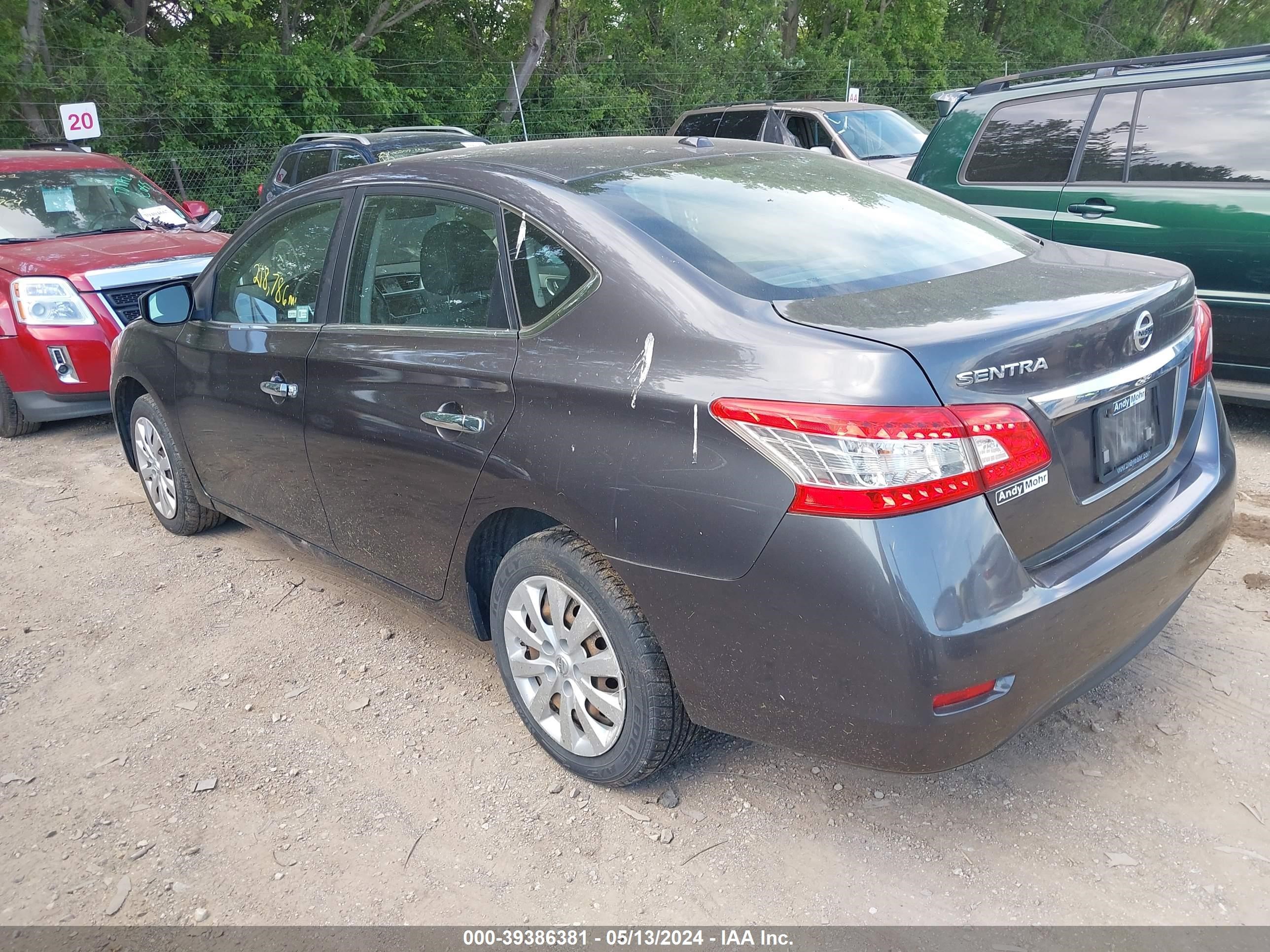 2015 Nissan Sentra Fe+ S/S/Sl/Sr/Sv vin: 3N1AB7AP0FL655082