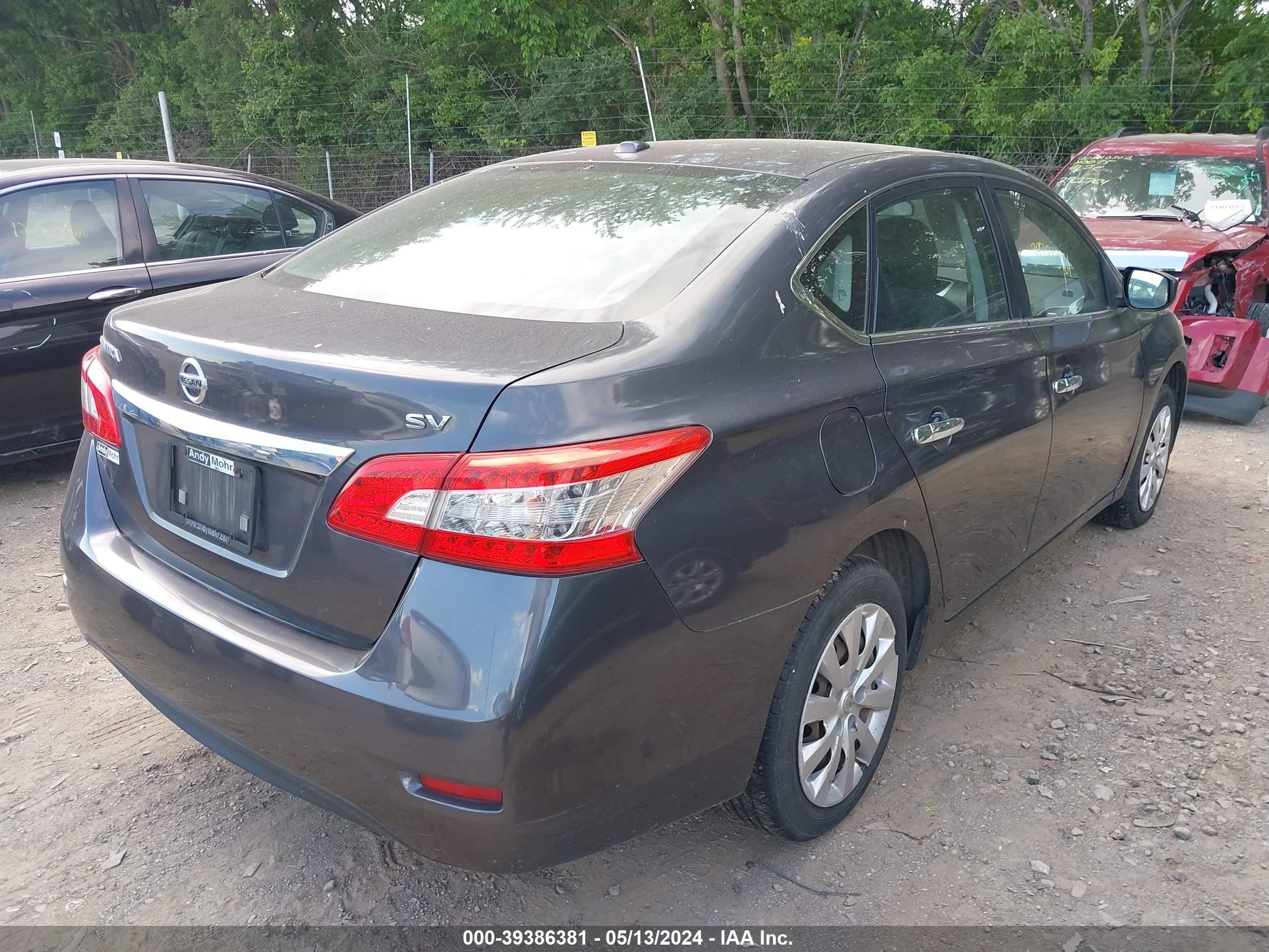 2015 Nissan Sentra Fe+ S/S/Sl/Sr/Sv vin: 3N1AB7AP0FL655082