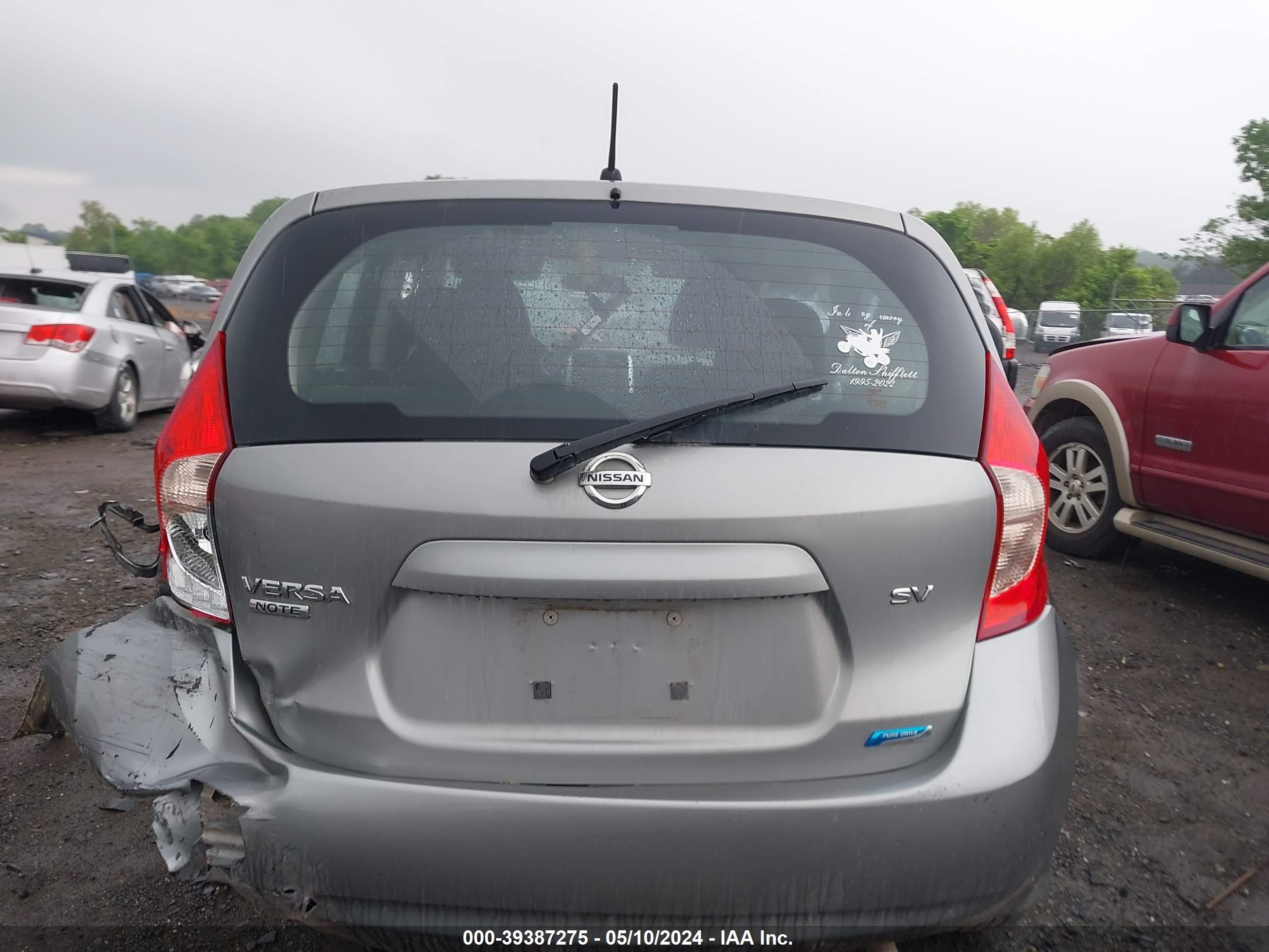 2014 Nissan Versa Note Sv vin: 3N1CE2CPXEL392193