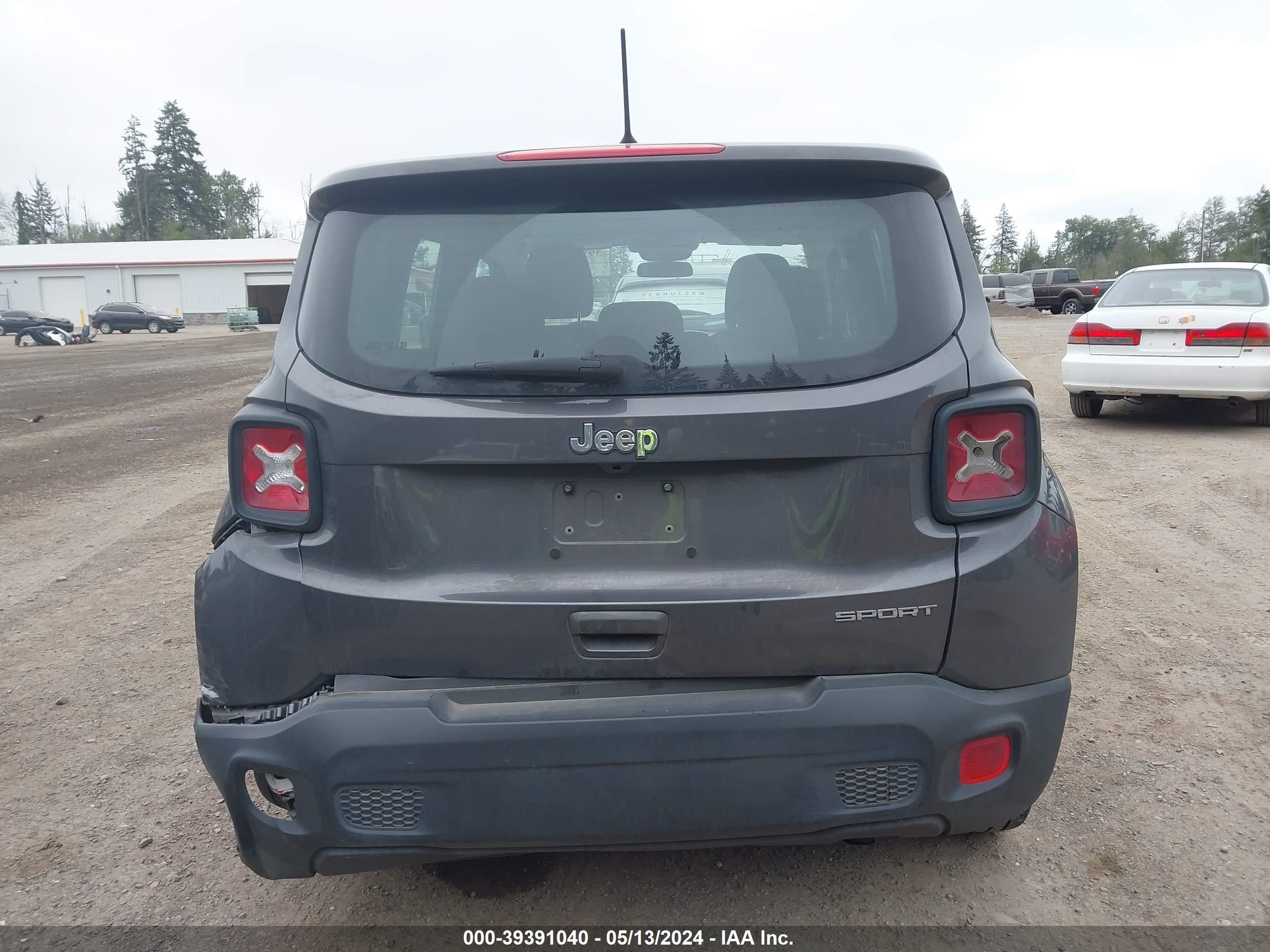 2019 Jeep Renegade Sport Fwd vin: ZACNJAAB5KPK13433