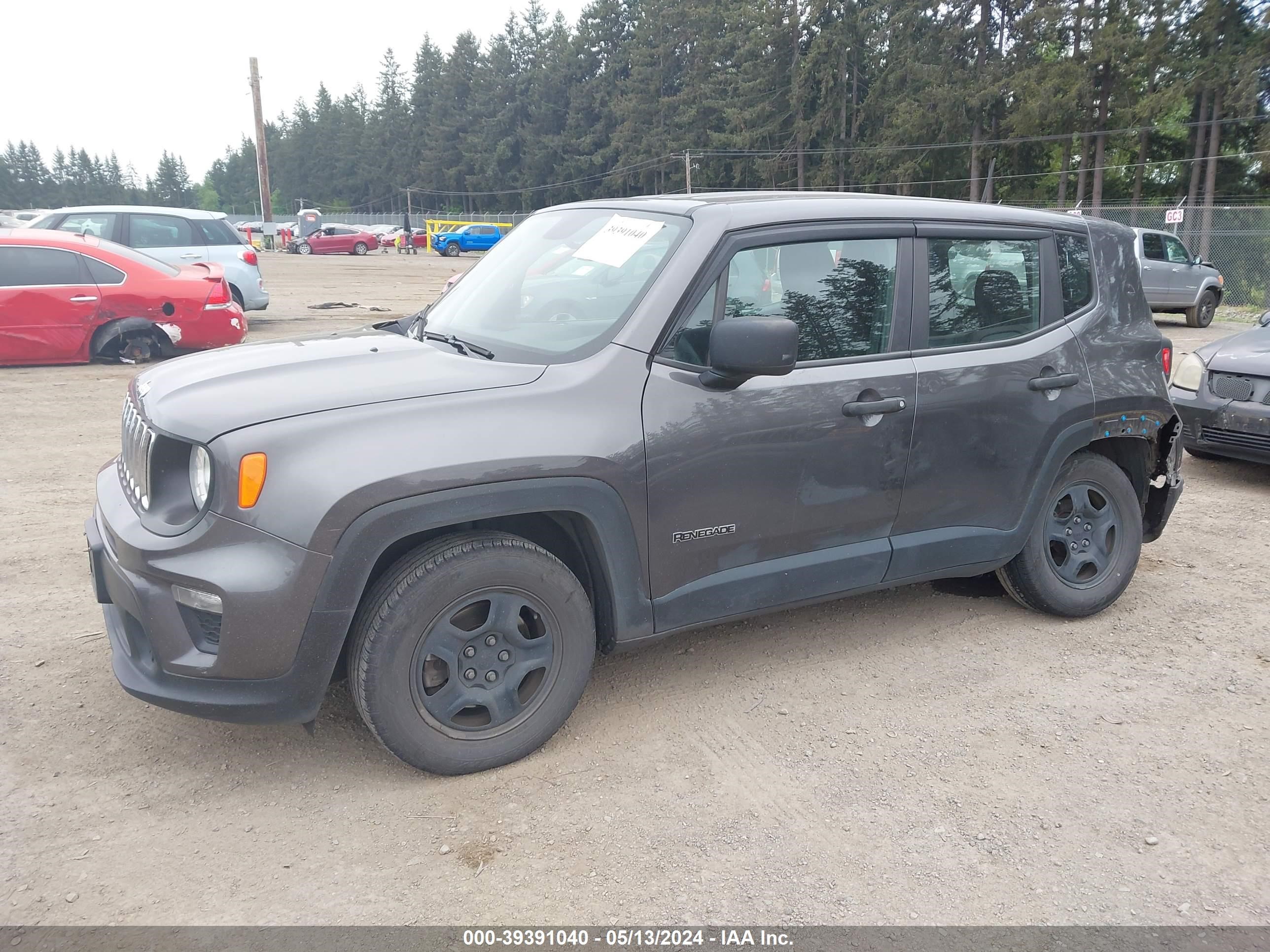 2019 Jeep Renegade Sport Fwd vin: ZACNJAAB5KPK13433