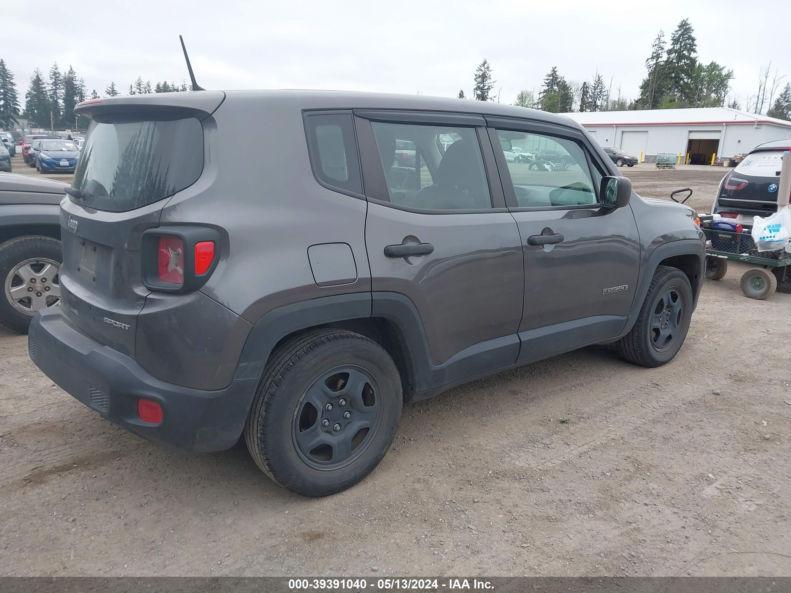 2019 Jeep Renegade Sport Fwd vin: ZACNJAAB5KPK13433