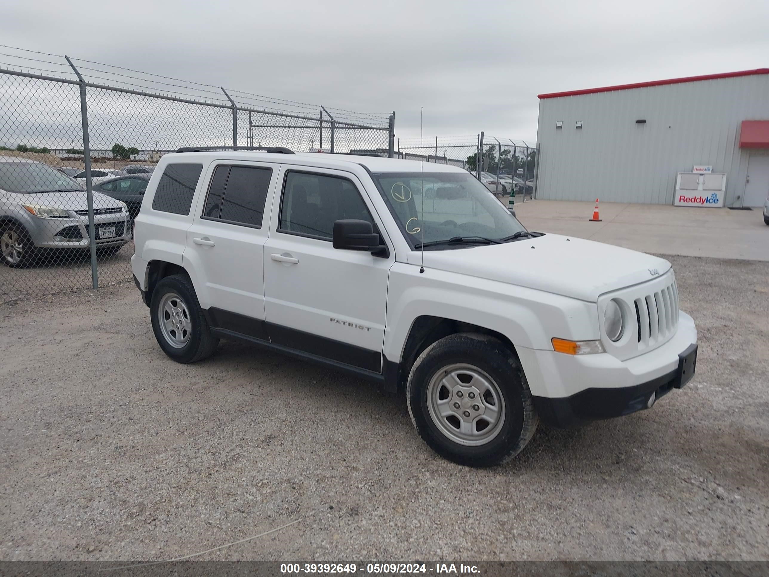 2016 Jeep Patriot Sport vin: 1C4NJPBA3GD559711