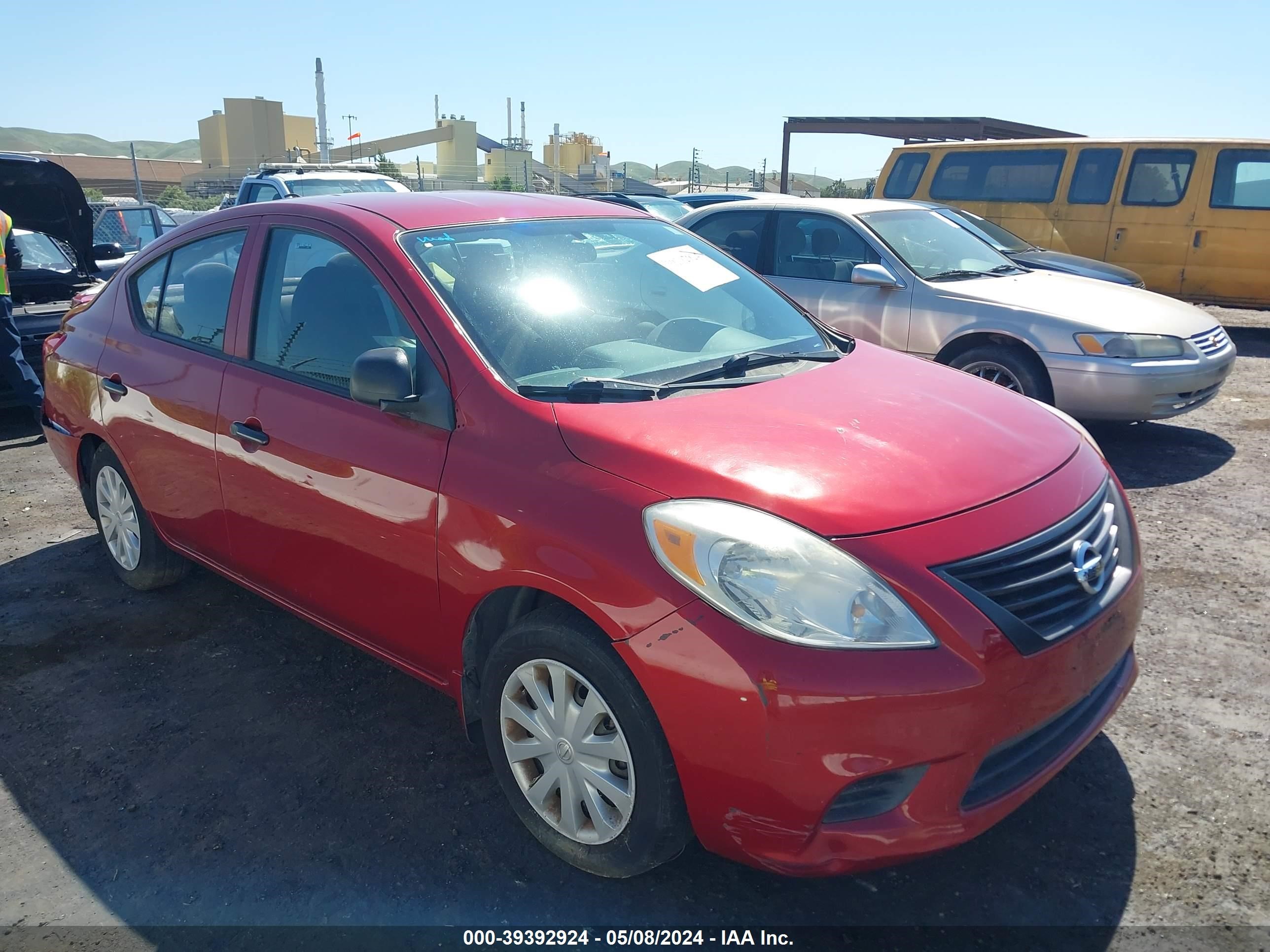 2014 Nissan Versa 1.6 S+ vin: 3N1CN7AP9EL859846