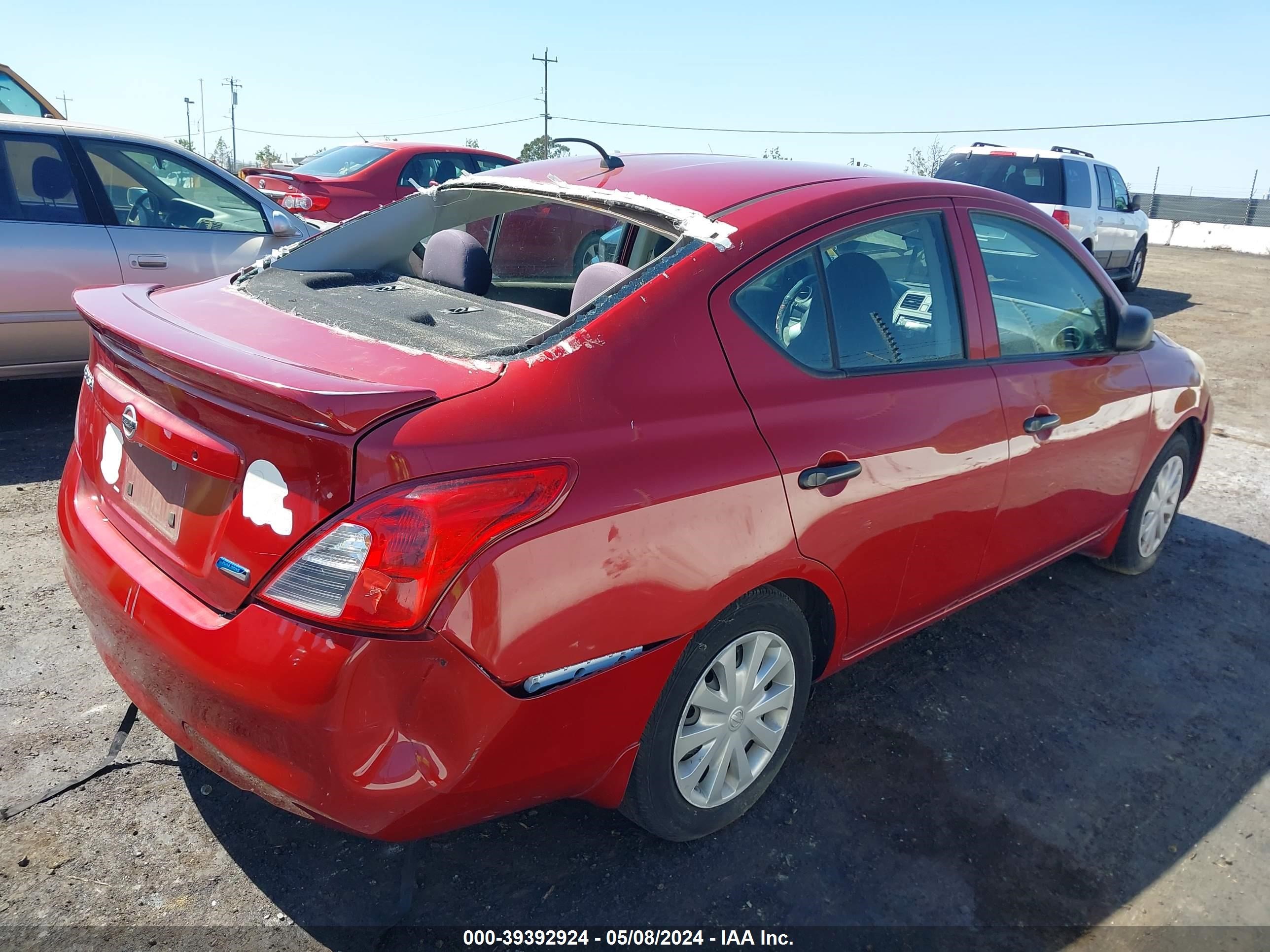 2014 Nissan Versa 1.6 S+ vin: 3N1CN7AP9EL859846