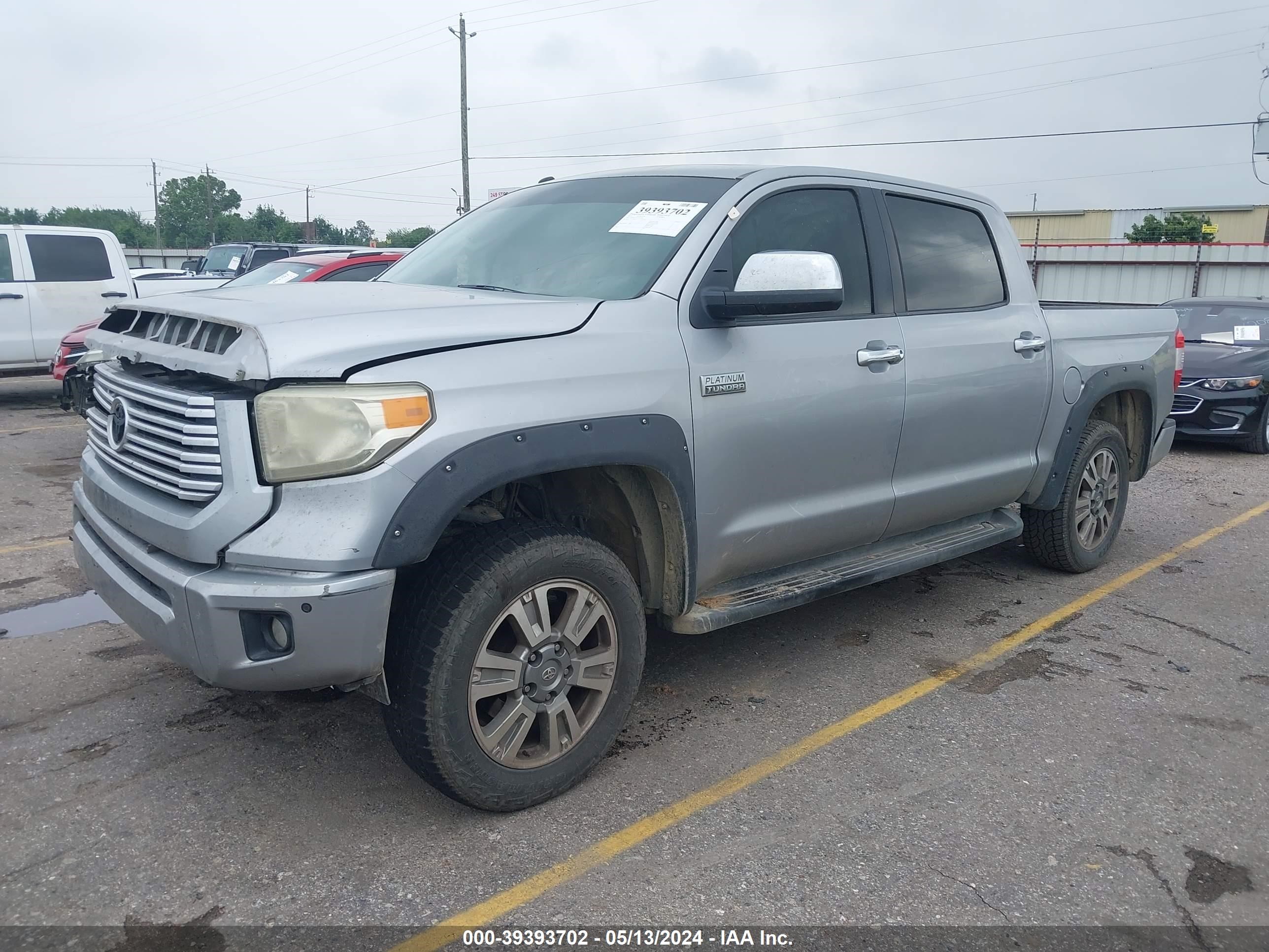 2014 Toyota Tundra Platinum 5.7L V8 vin: 5TFAW5F10EX334981