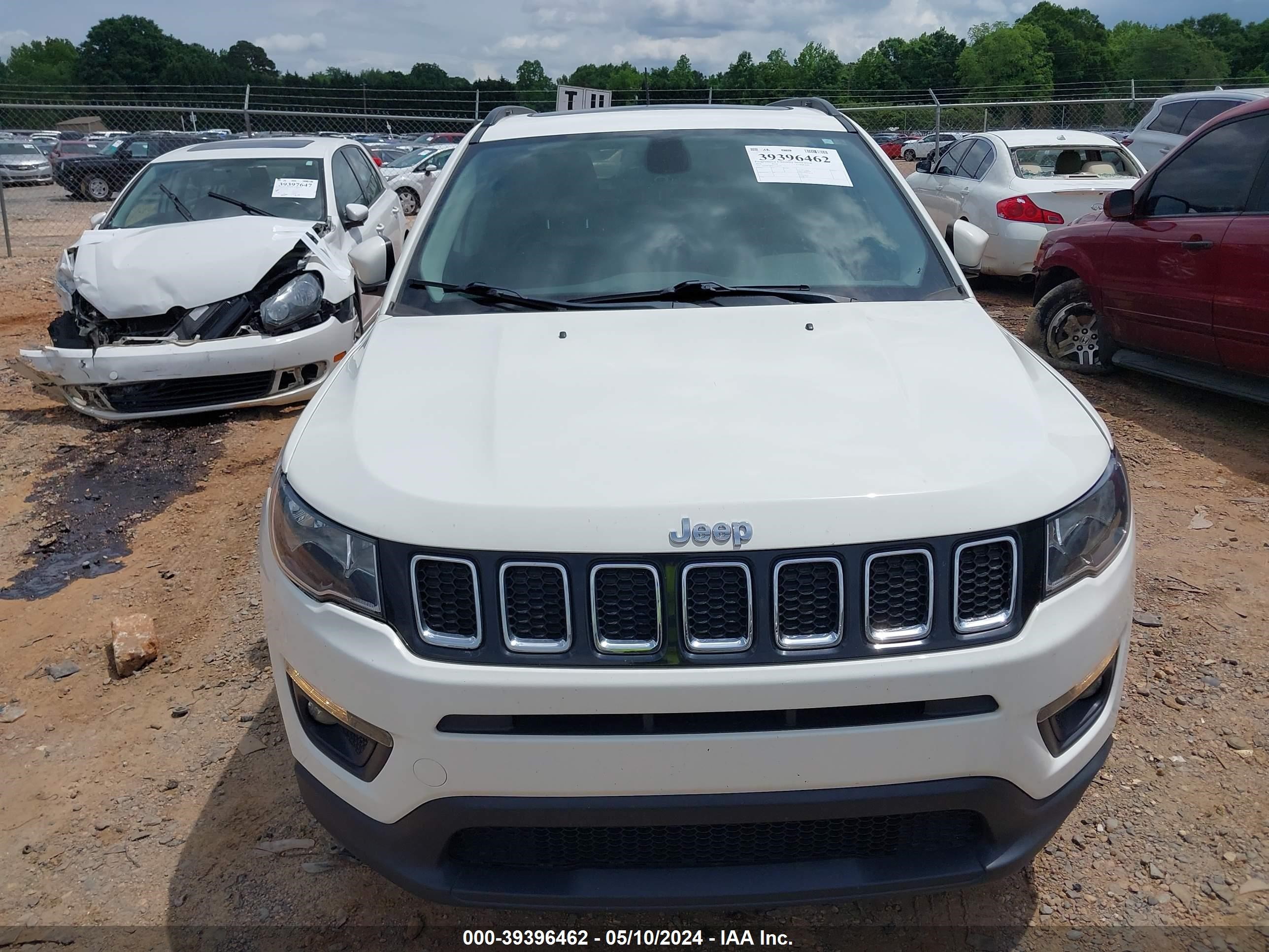 2020 Jeep Compass Sun And Wheel Fwd vin: 3C4NJCBB0LT166531