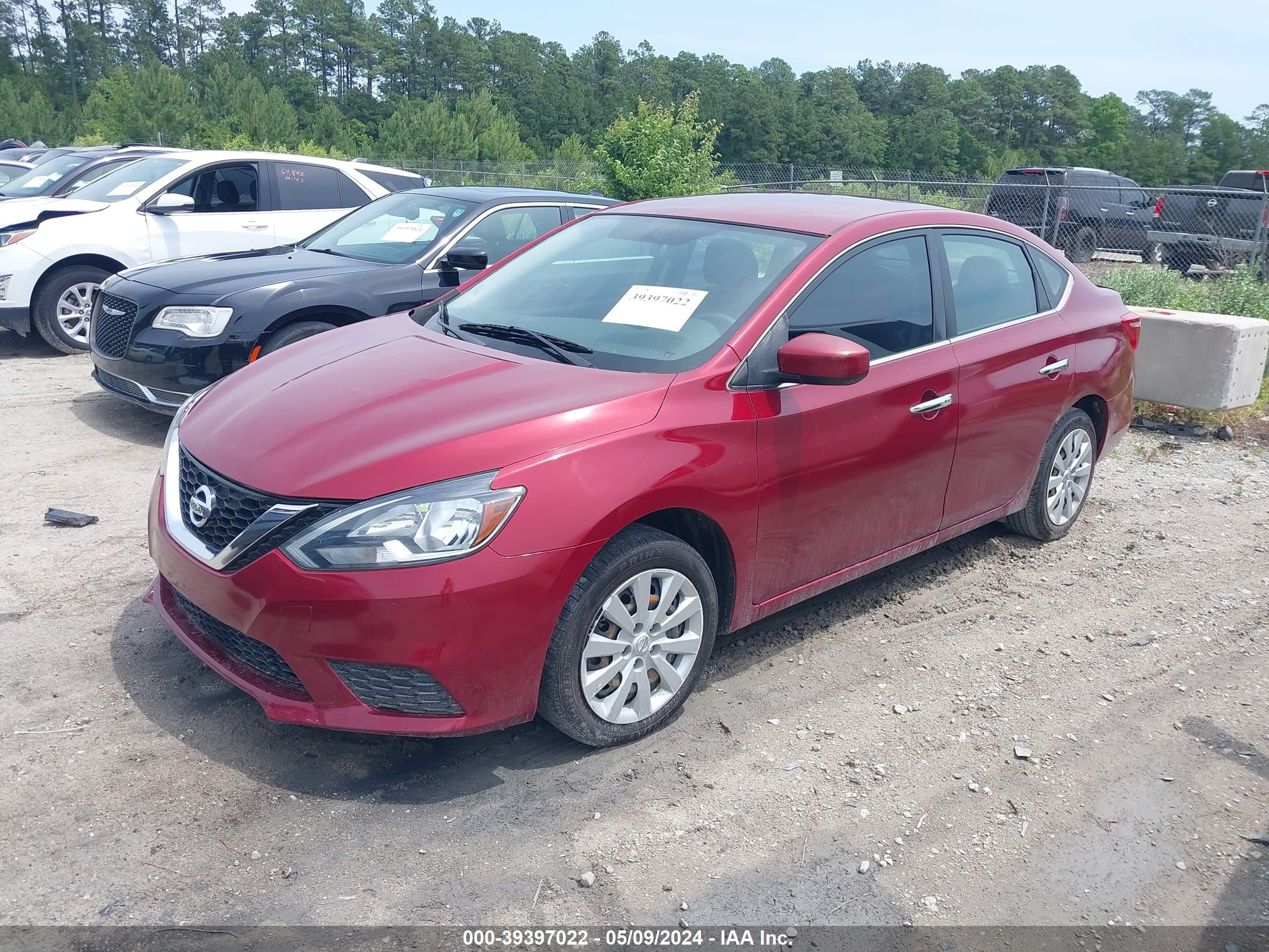 2017 Nissan Sentra Sv vin: 3N1AB7AP2HL652879