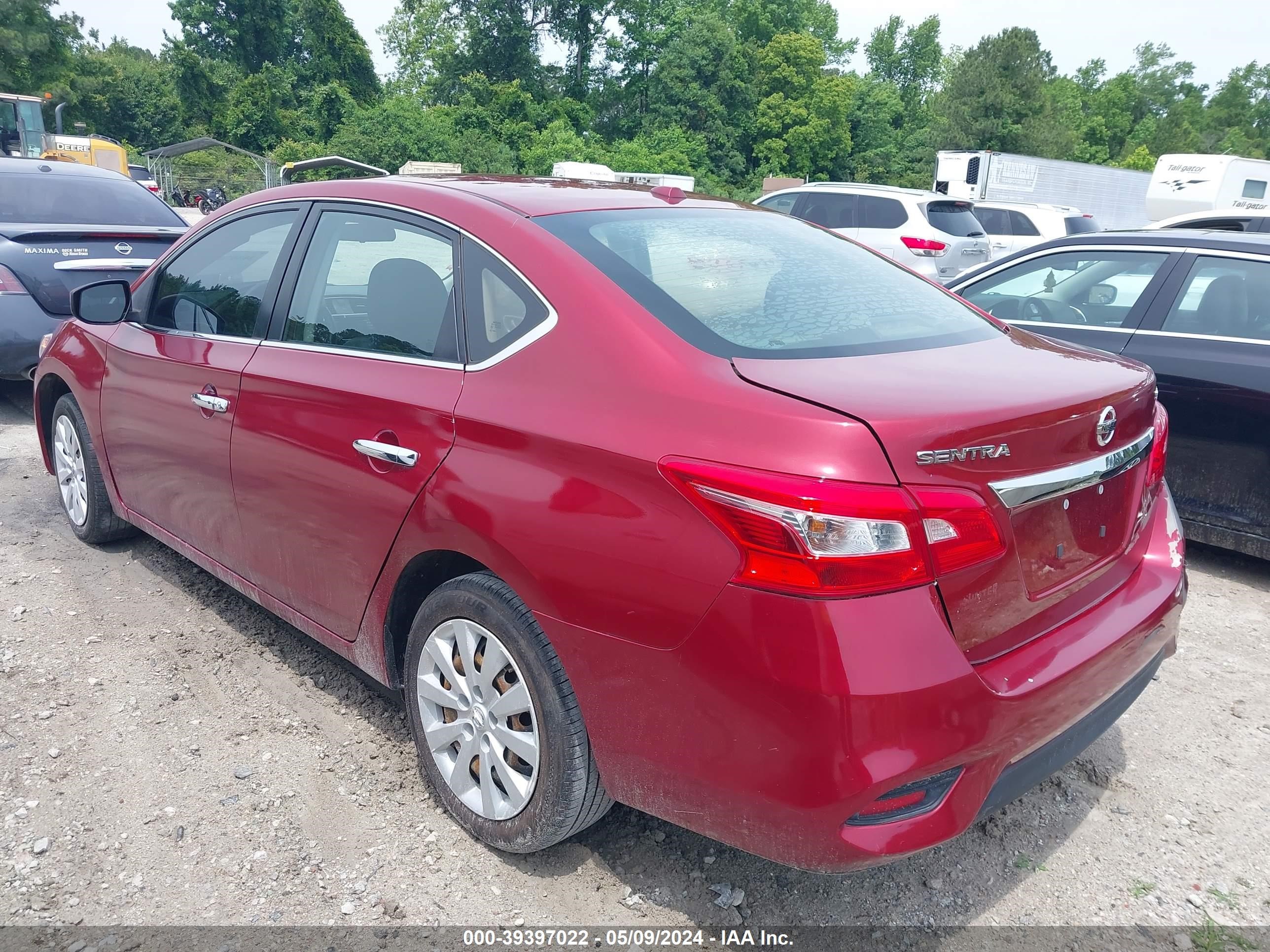 2017 Nissan Sentra Sv vin: 3N1AB7AP2HL652879