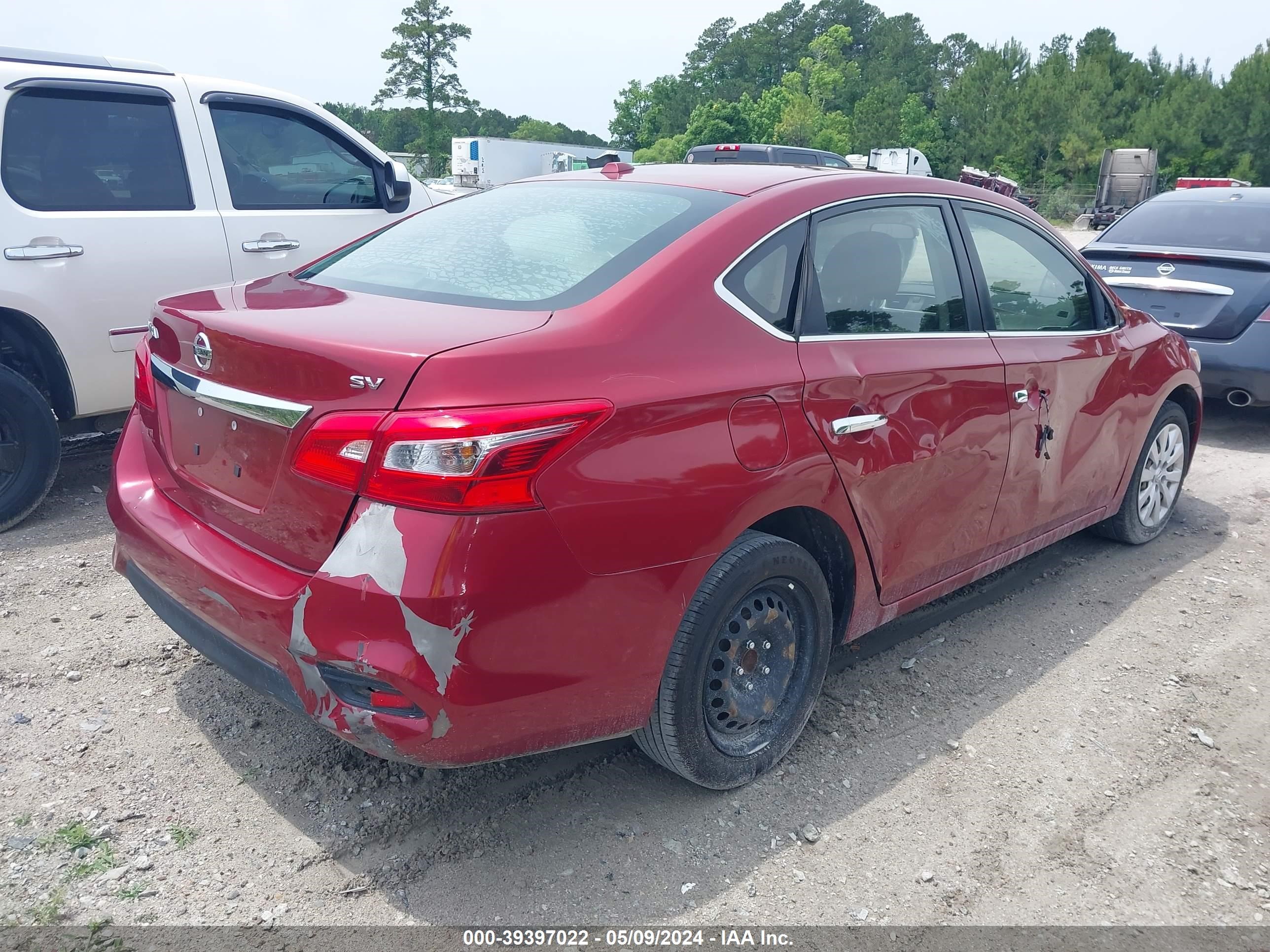 2017 Nissan Sentra Sv vin: 3N1AB7AP2HL652879