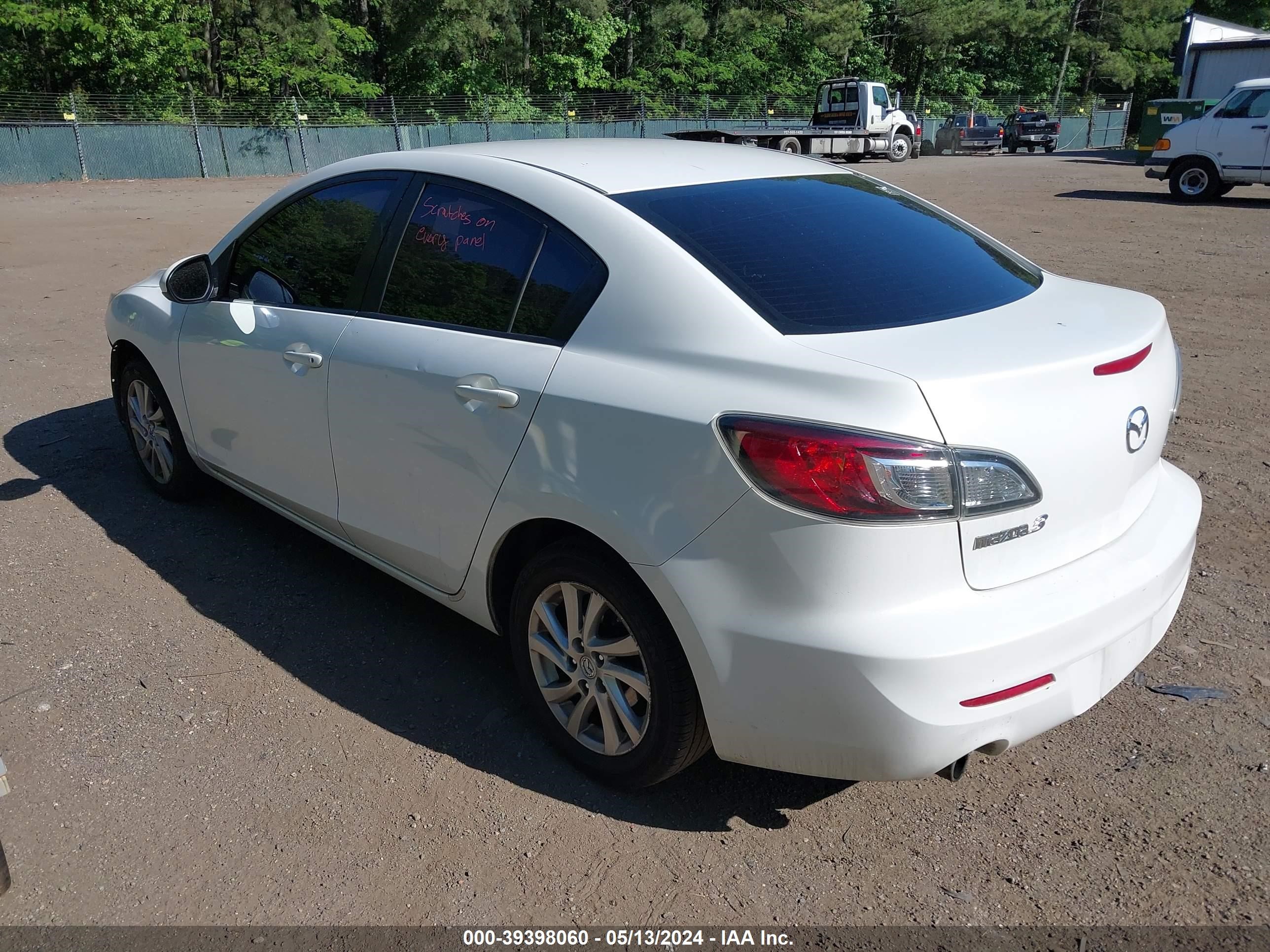 2012 Mazda Mazda3 I Touring vin: JM1BL1V79C1616239