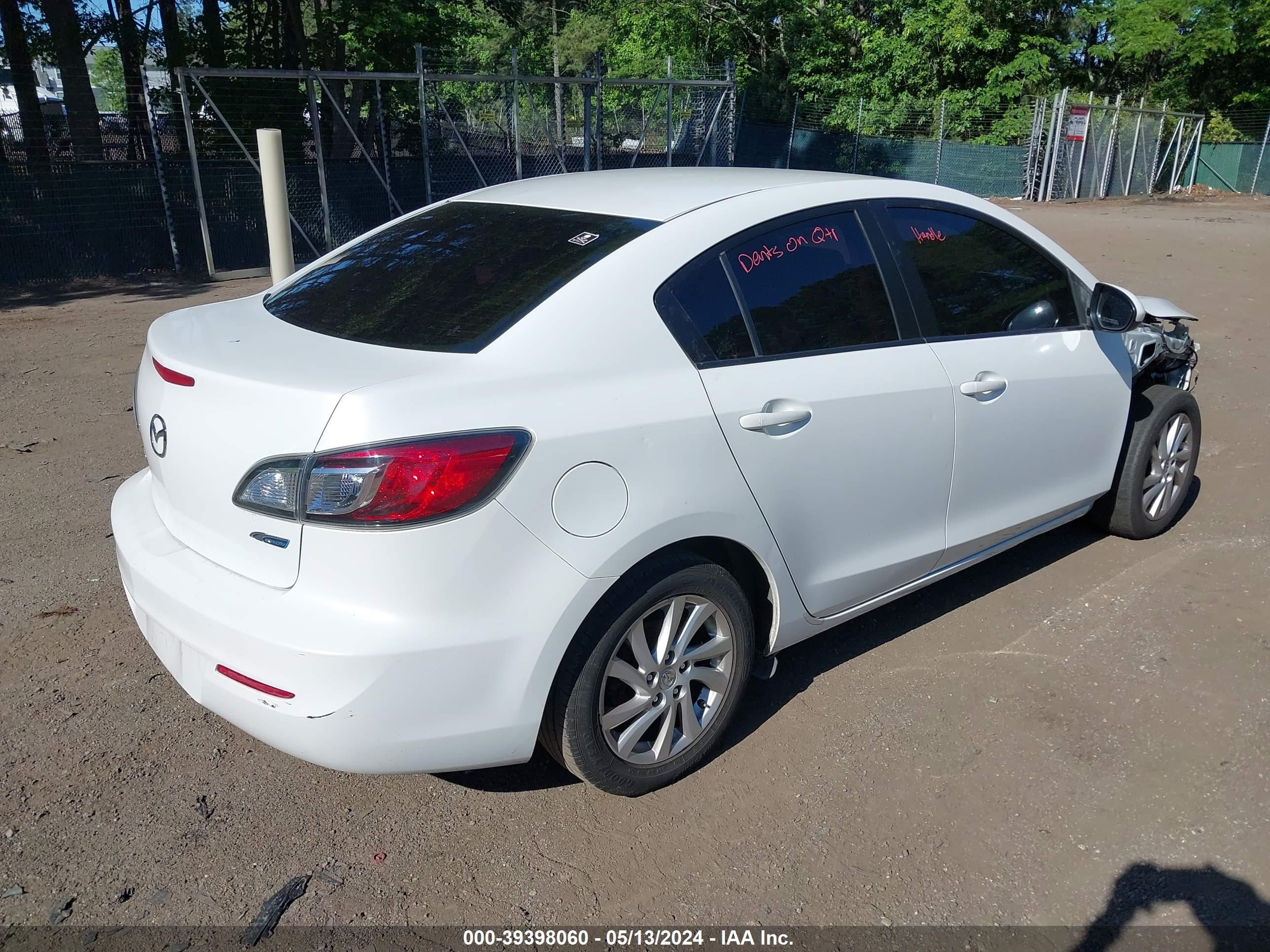 2012 Mazda Mazda3 I Touring vin: JM1BL1V79C1616239