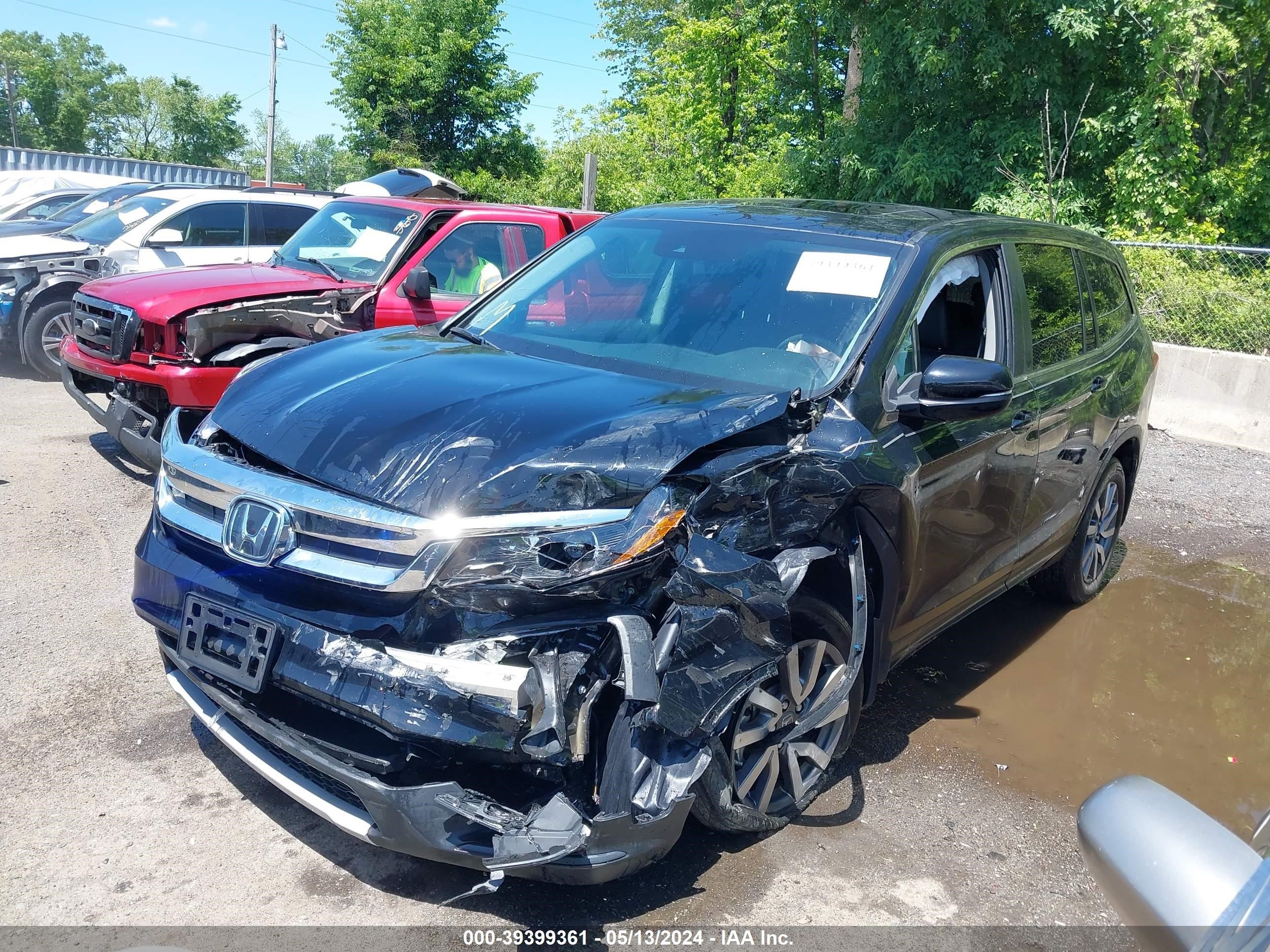 2021 Honda Pilot Awd Ex-L vin: 5FNYF6H58MB064539