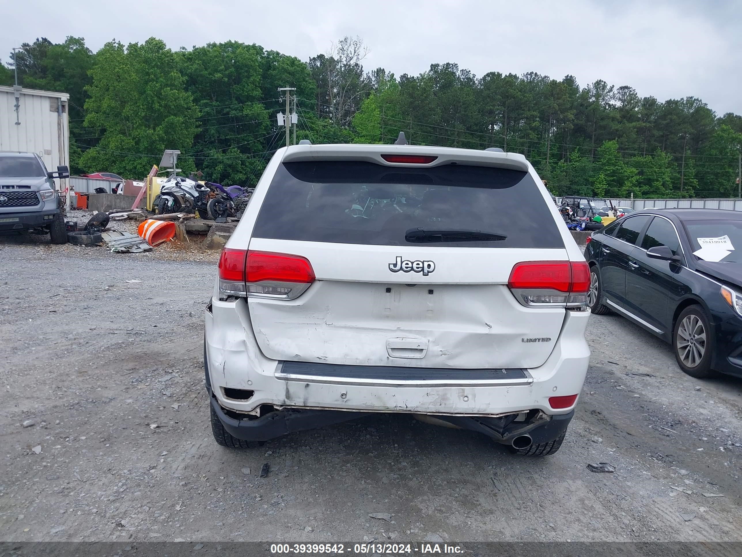 2017 Jeep Grand Cherokee Limited 4X2 vin: 1C4RJEBG1HC779706