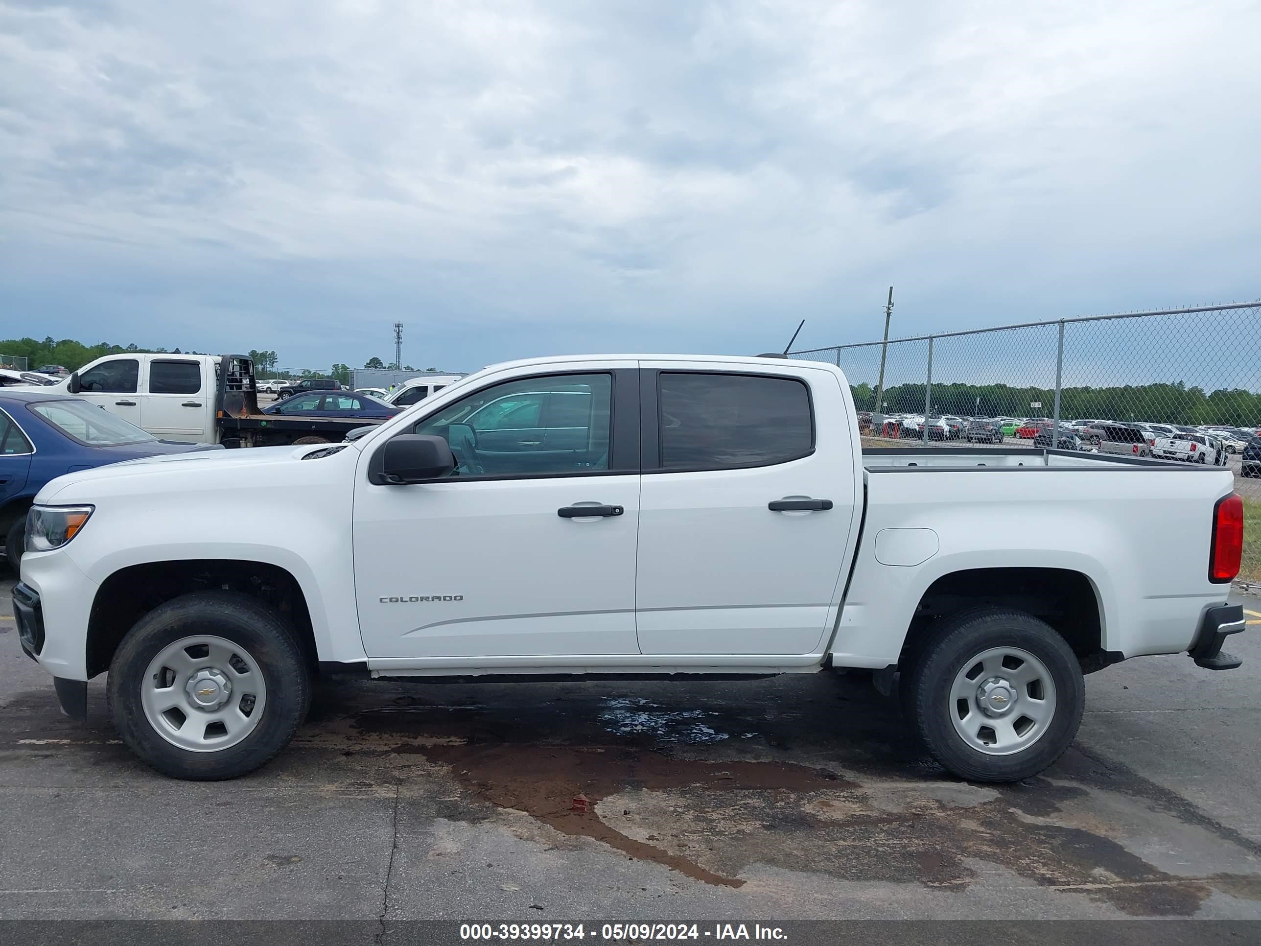 2022 Chevrolet Colorado 2Wd Short Box Wt vin: 1GCGSBEN2N1119131