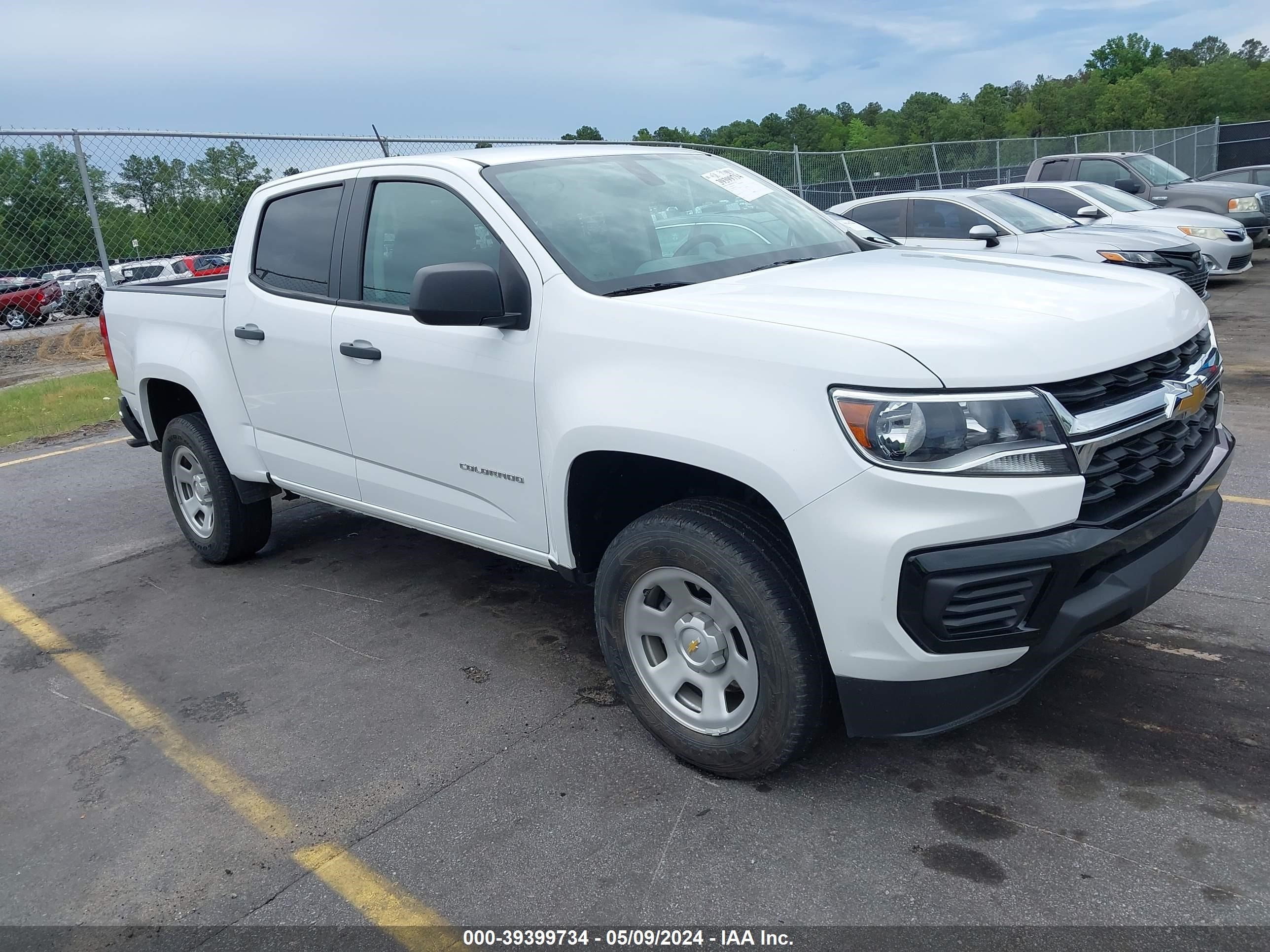 2022 Chevrolet Colorado 2Wd Short Box Wt vin: 1GCGSBEN2N1119131