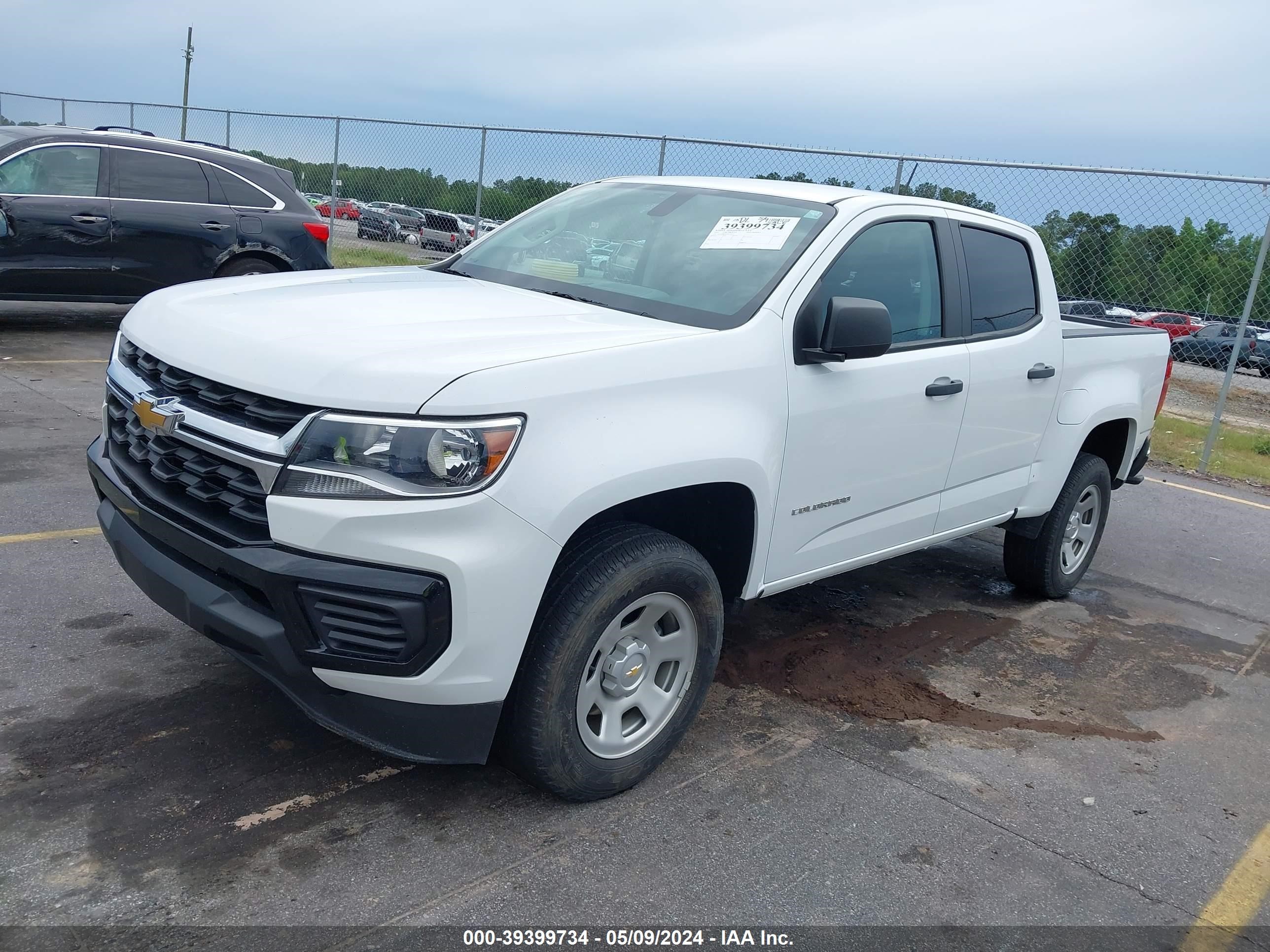 2022 Chevrolet Colorado 2Wd Short Box Wt vin: 1GCGSBEN2N1119131