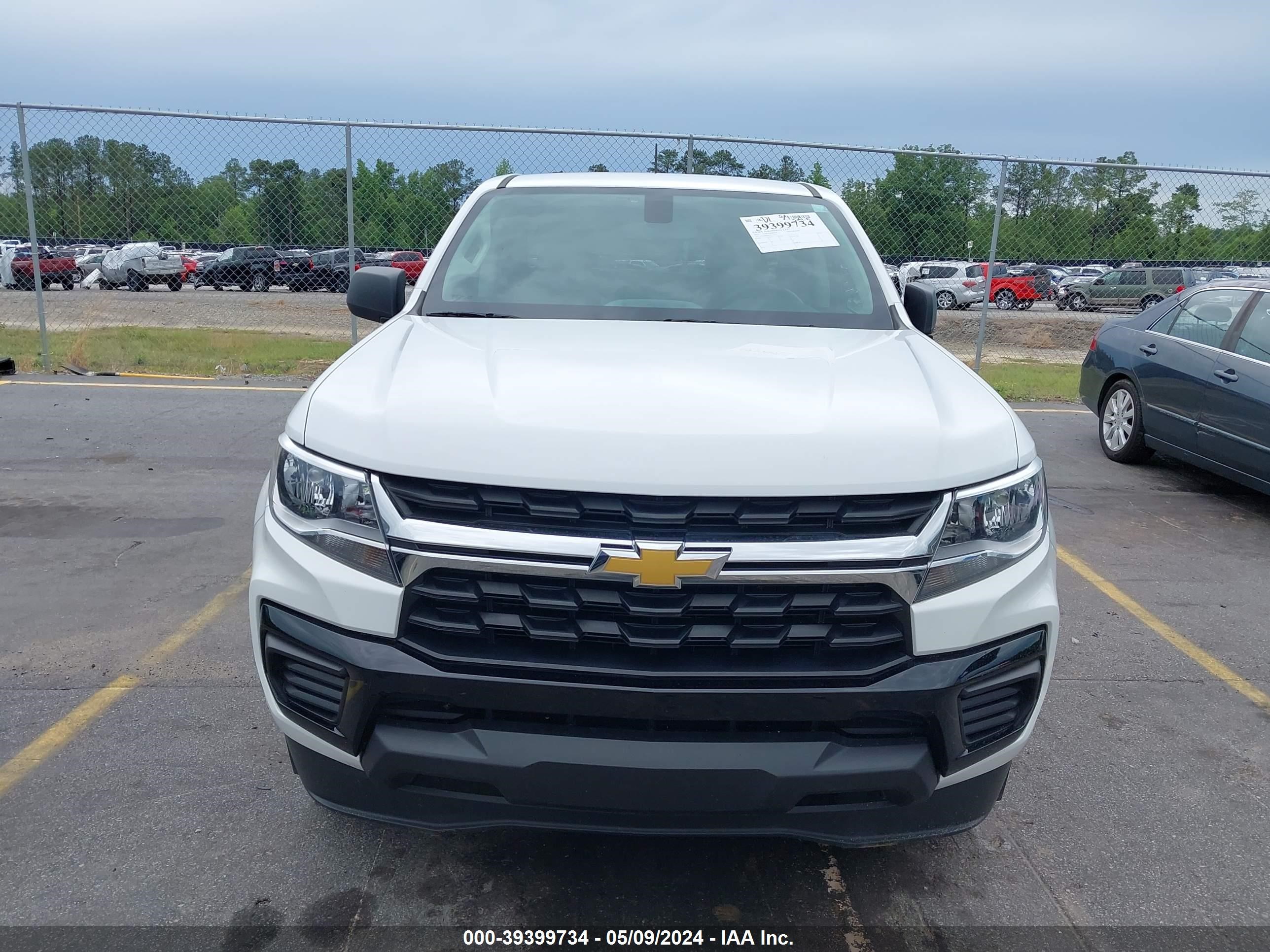 2022 Chevrolet Colorado 2Wd Short Box Wt vin: 1GCGSBEN2N1119131