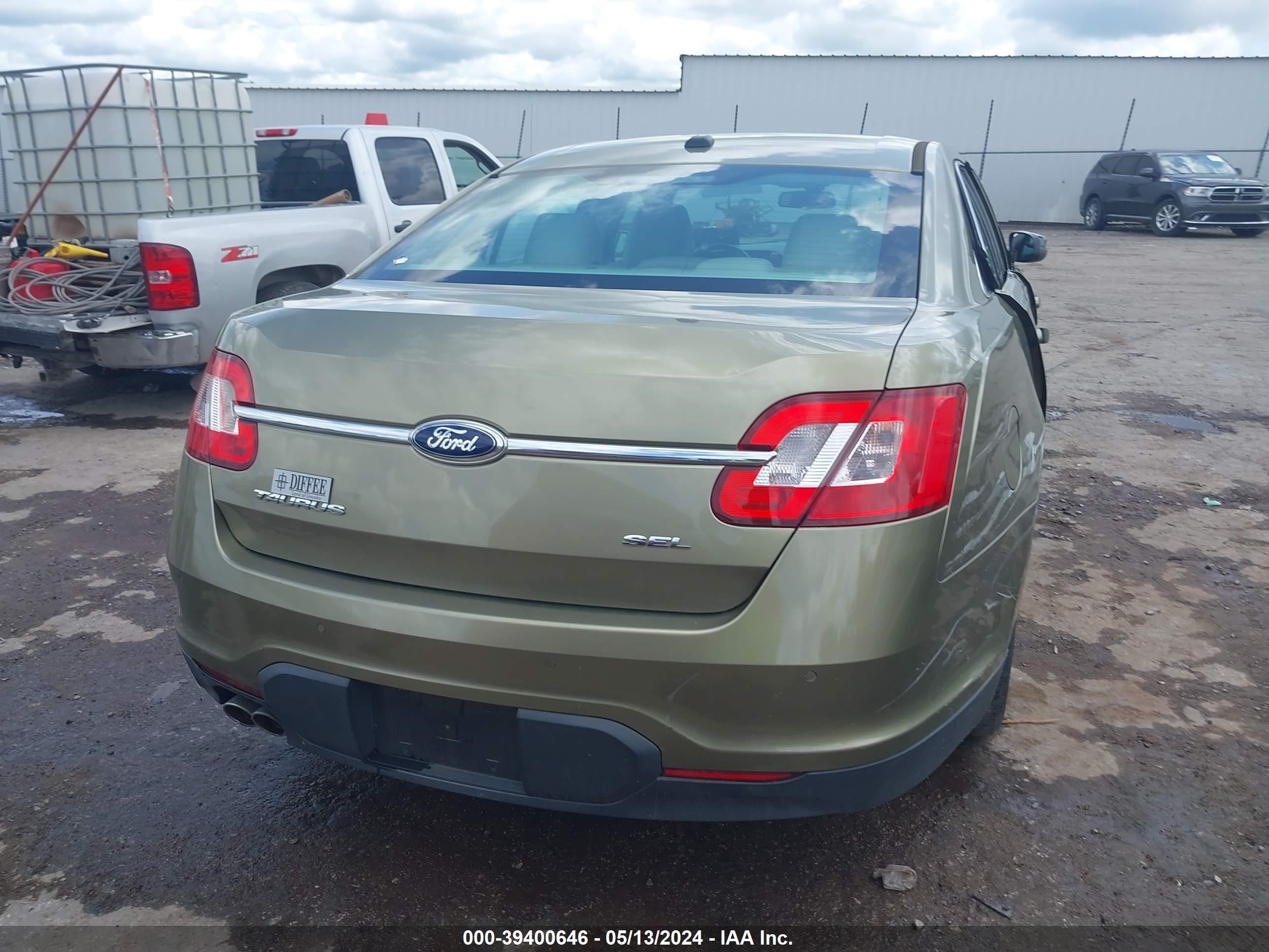 2012 Ford Taurus Sel vin: 1FAHP2EW6CG110902