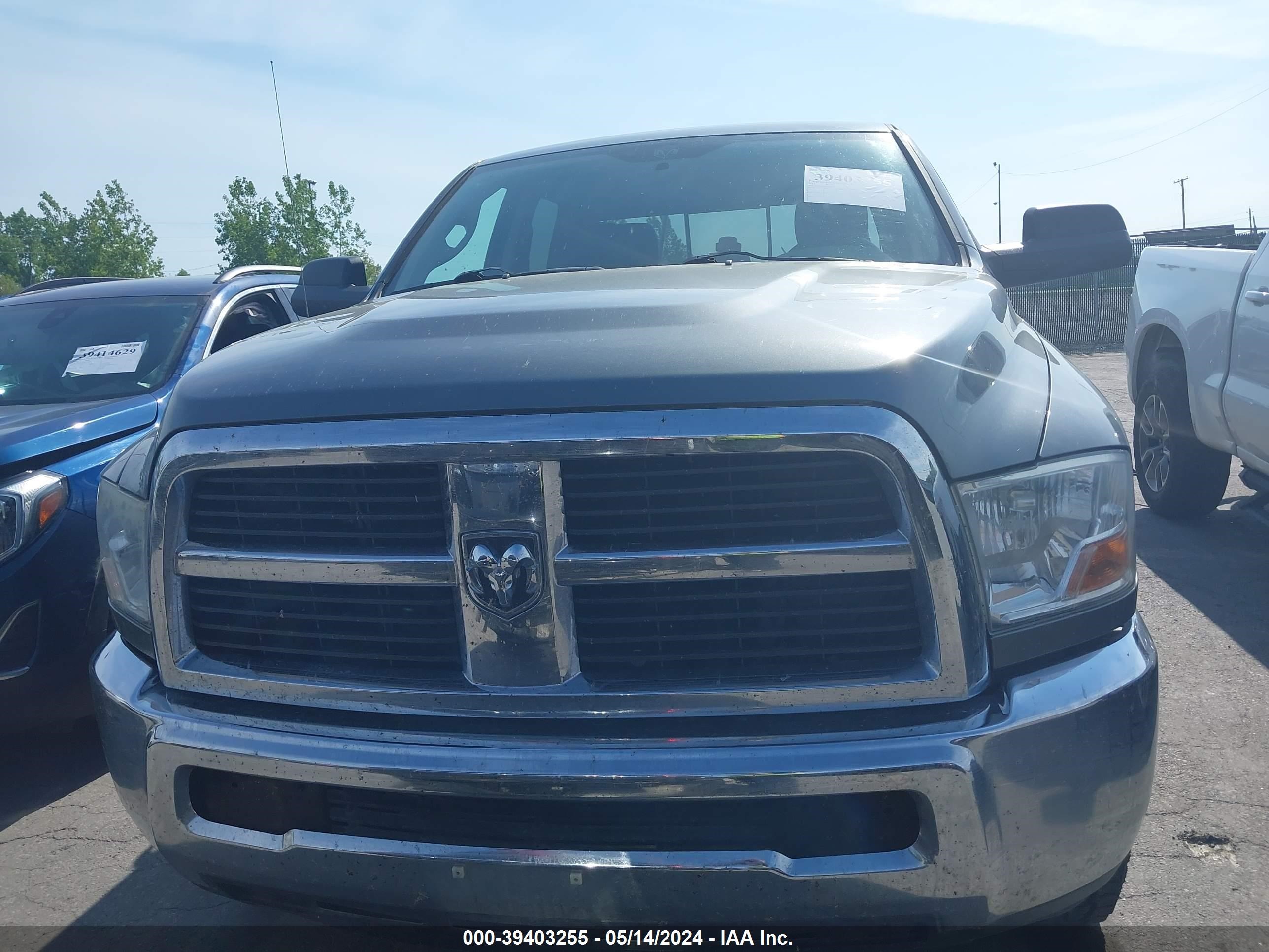 2012 Ram 2500 Slt vin: 3C6TD5JT5CG147204