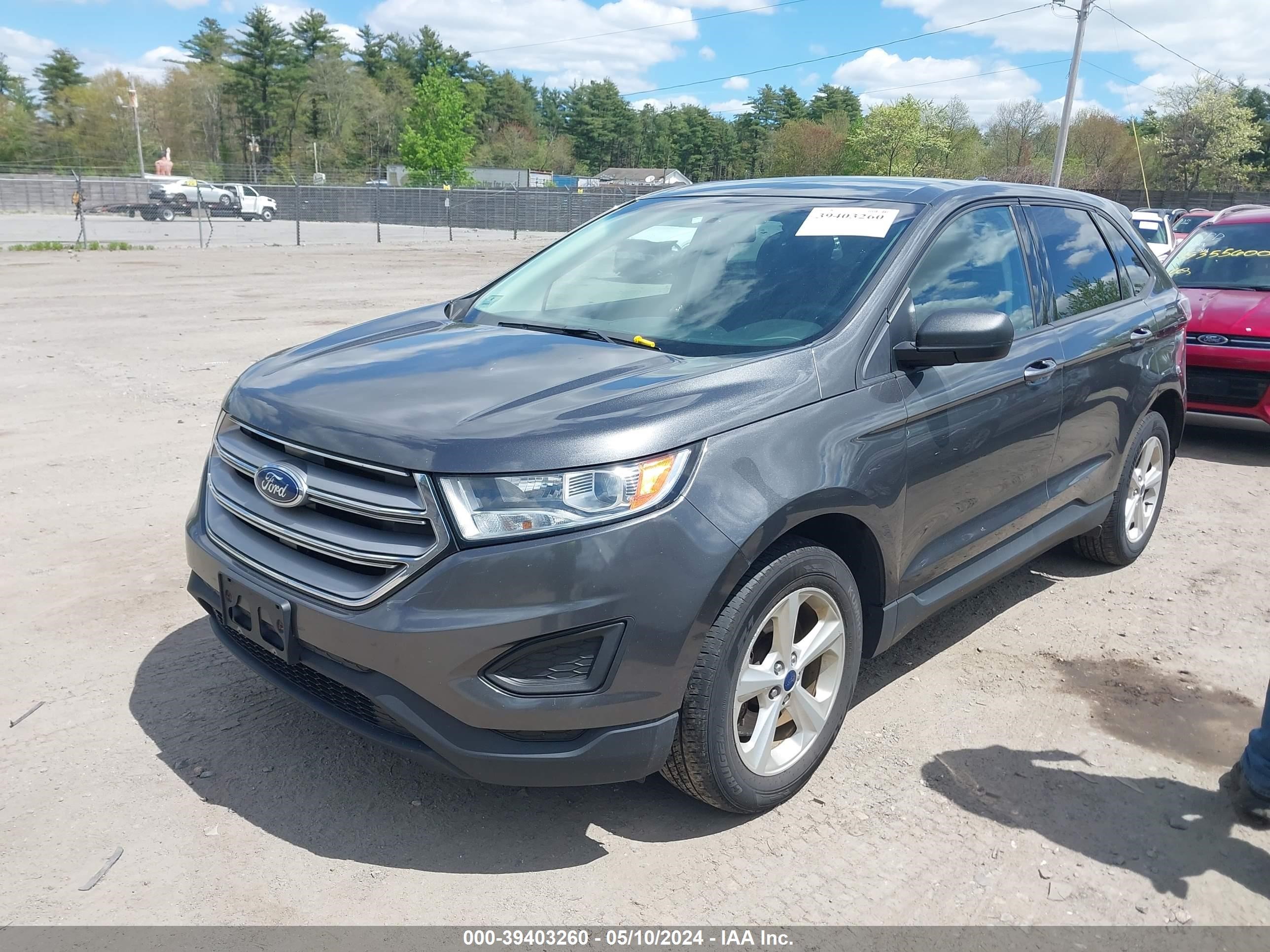 2016 Ford Edge Se vin: 2FMPK4G93GBB29164