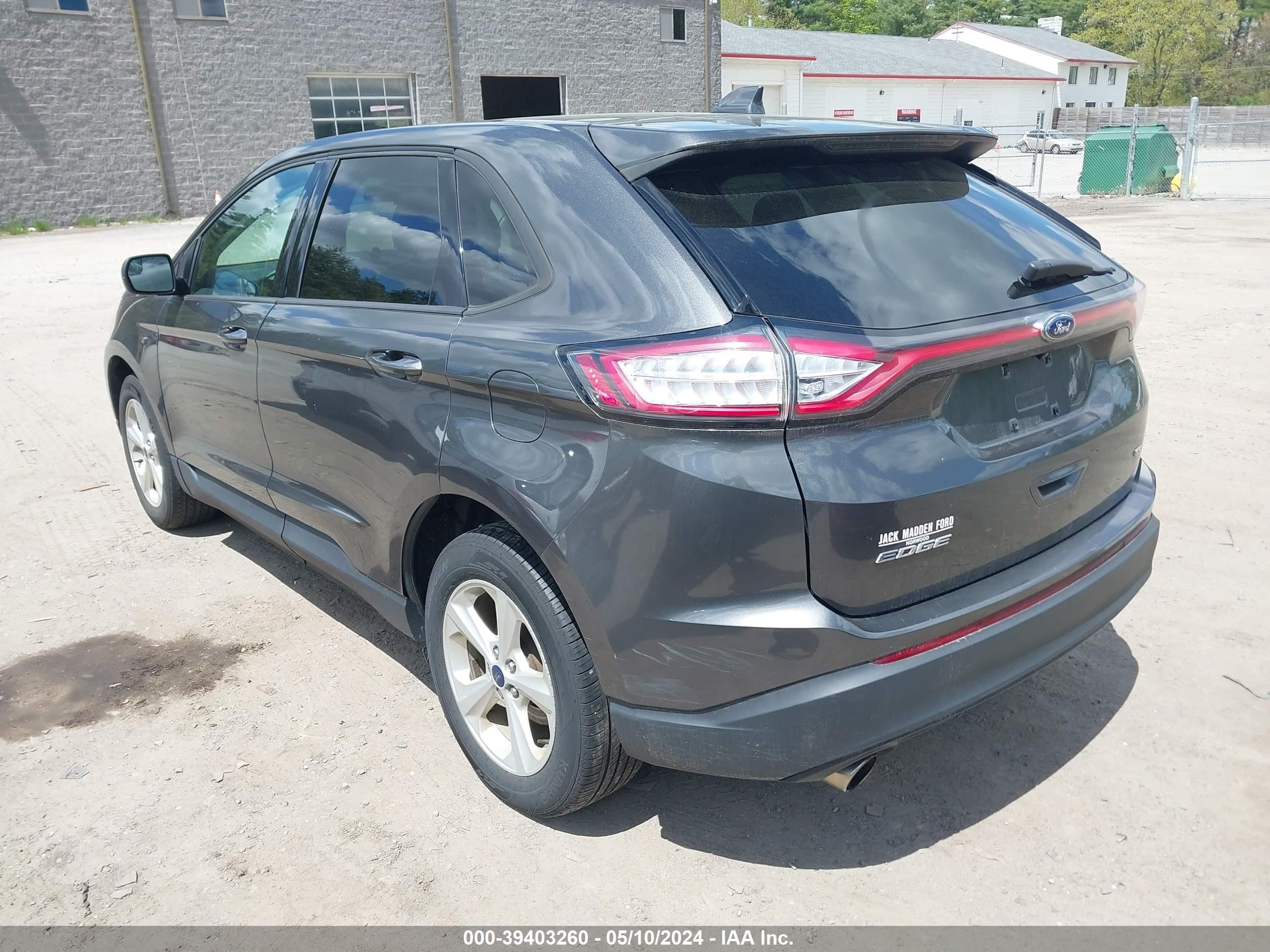 2016 Ford Edge Se vin: 2FMPK4G93GBB29164