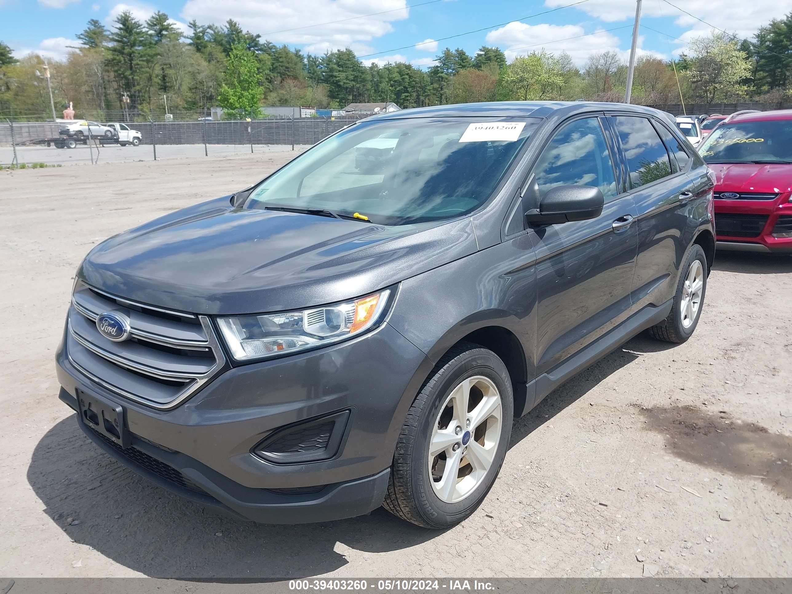 2016 Ford Edge Se vin: 2FMPK4G93GBB29164