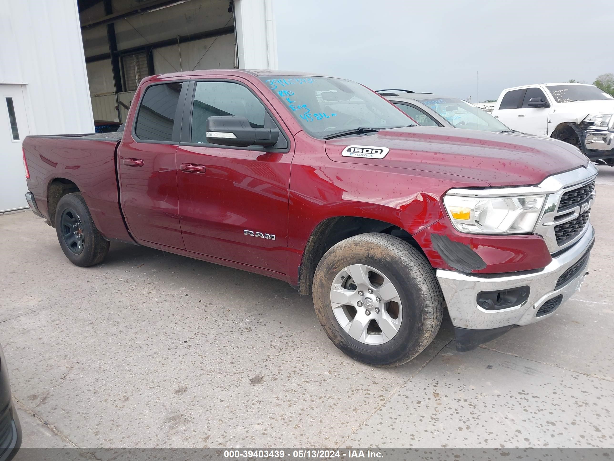 2022 Ram 1500 Big Horn/Lone Star vin: 1C6RREBGXNN451507