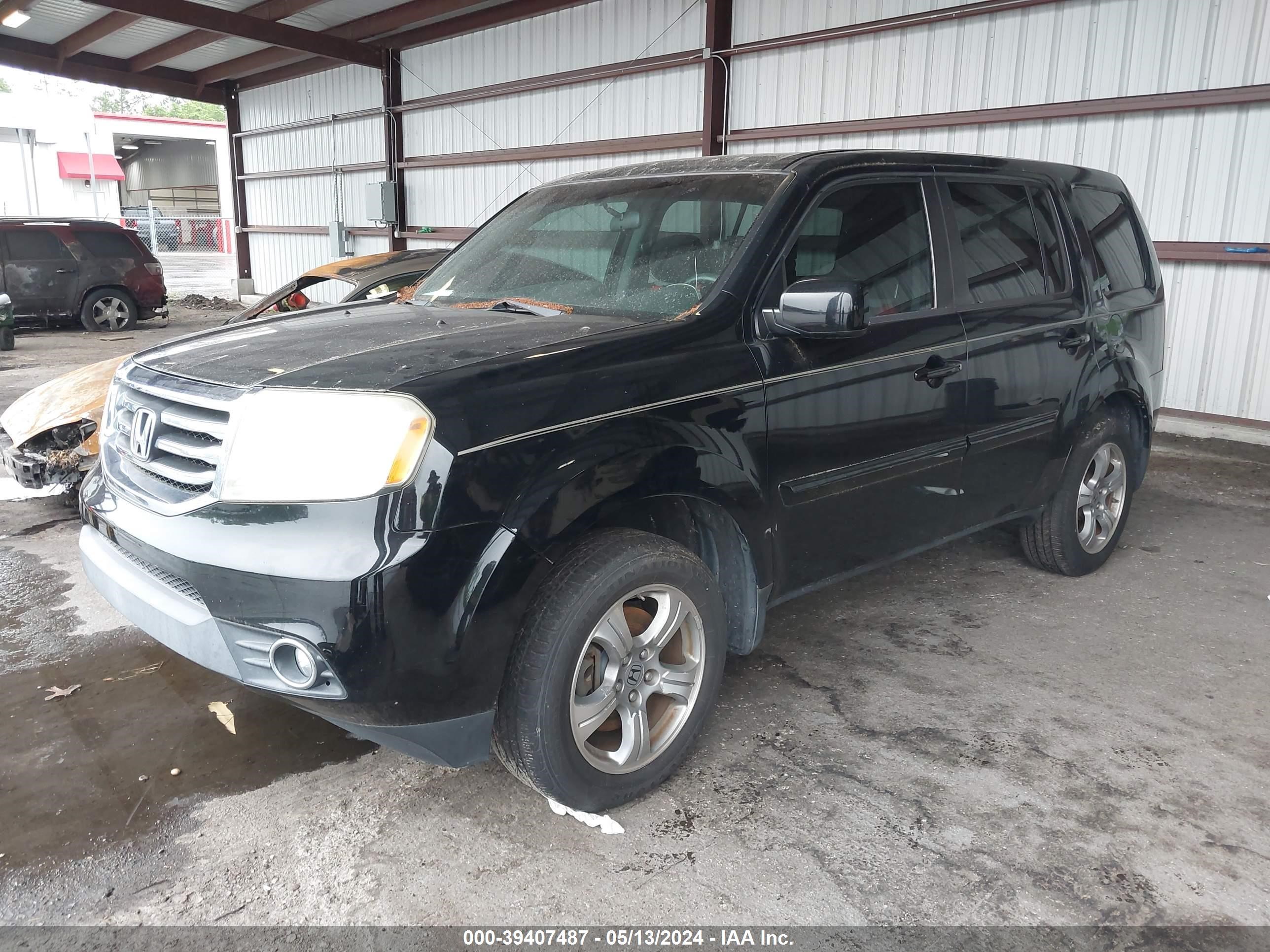 2014 Honda Pilot Ex vin: 5FNYF3H49EB017981