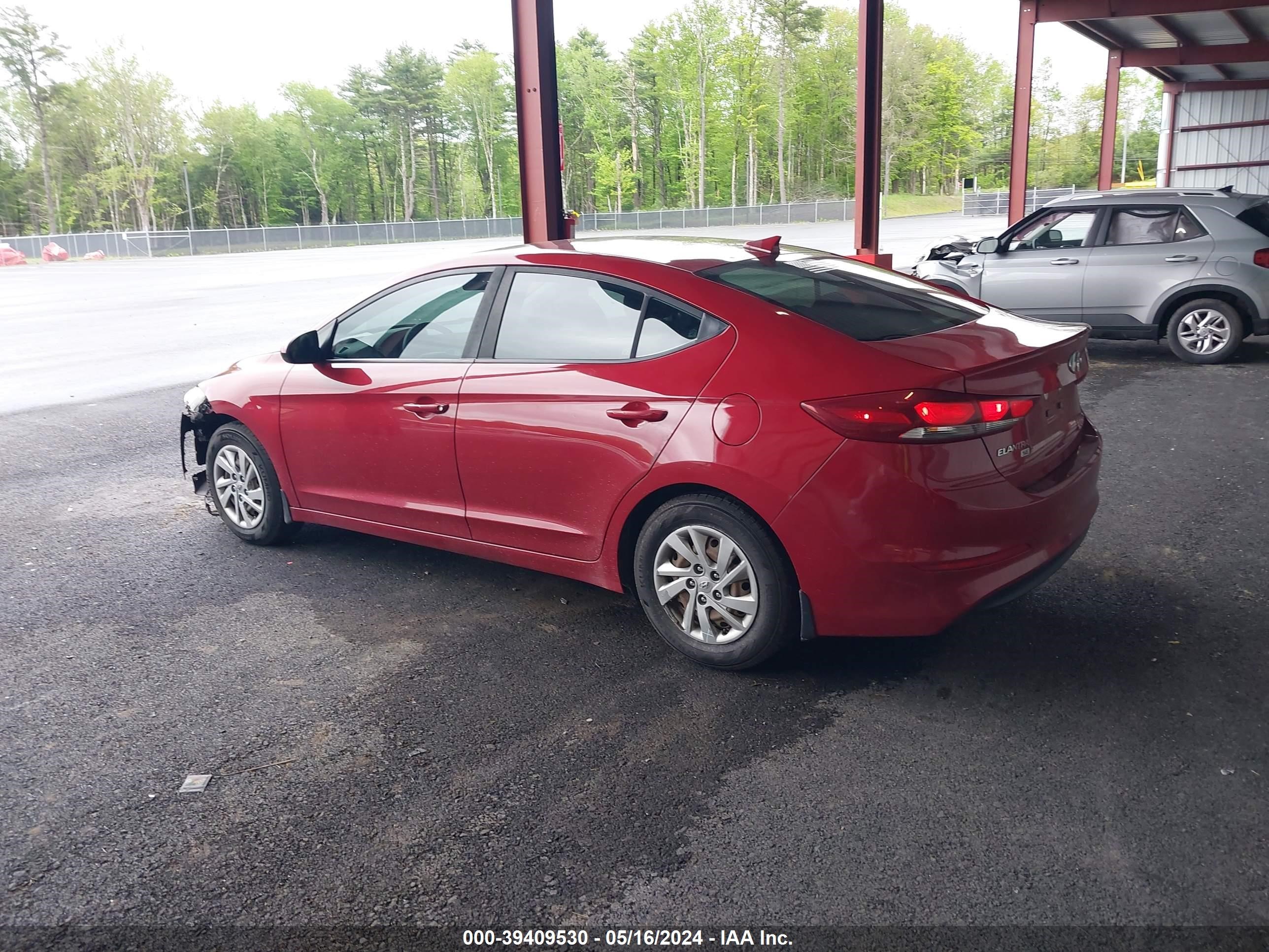 KMHD74LF4HU060593 2017 Hyundai Elantra Se