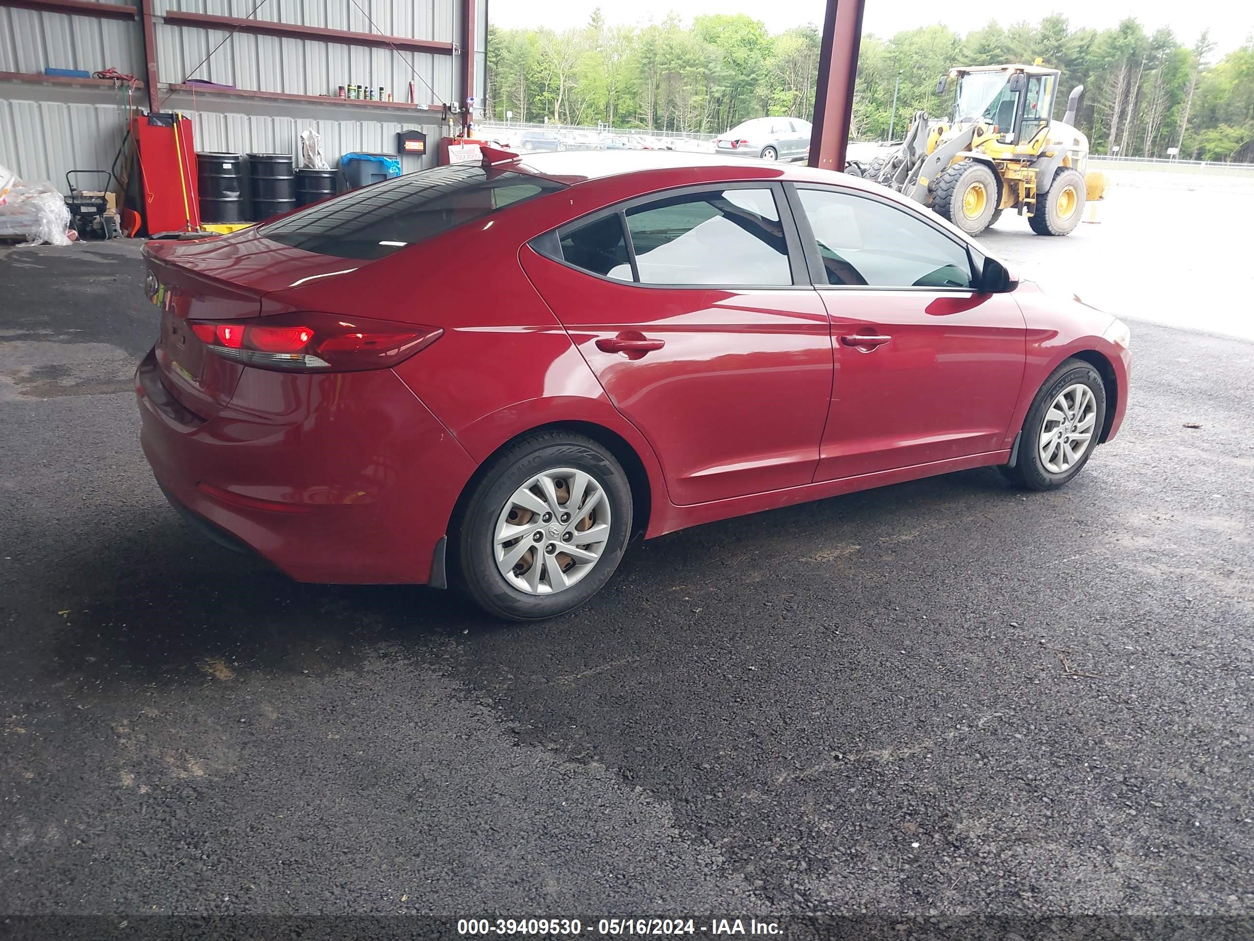 KMHD74LF4HU060593 2017 Hyundai Elantra Se