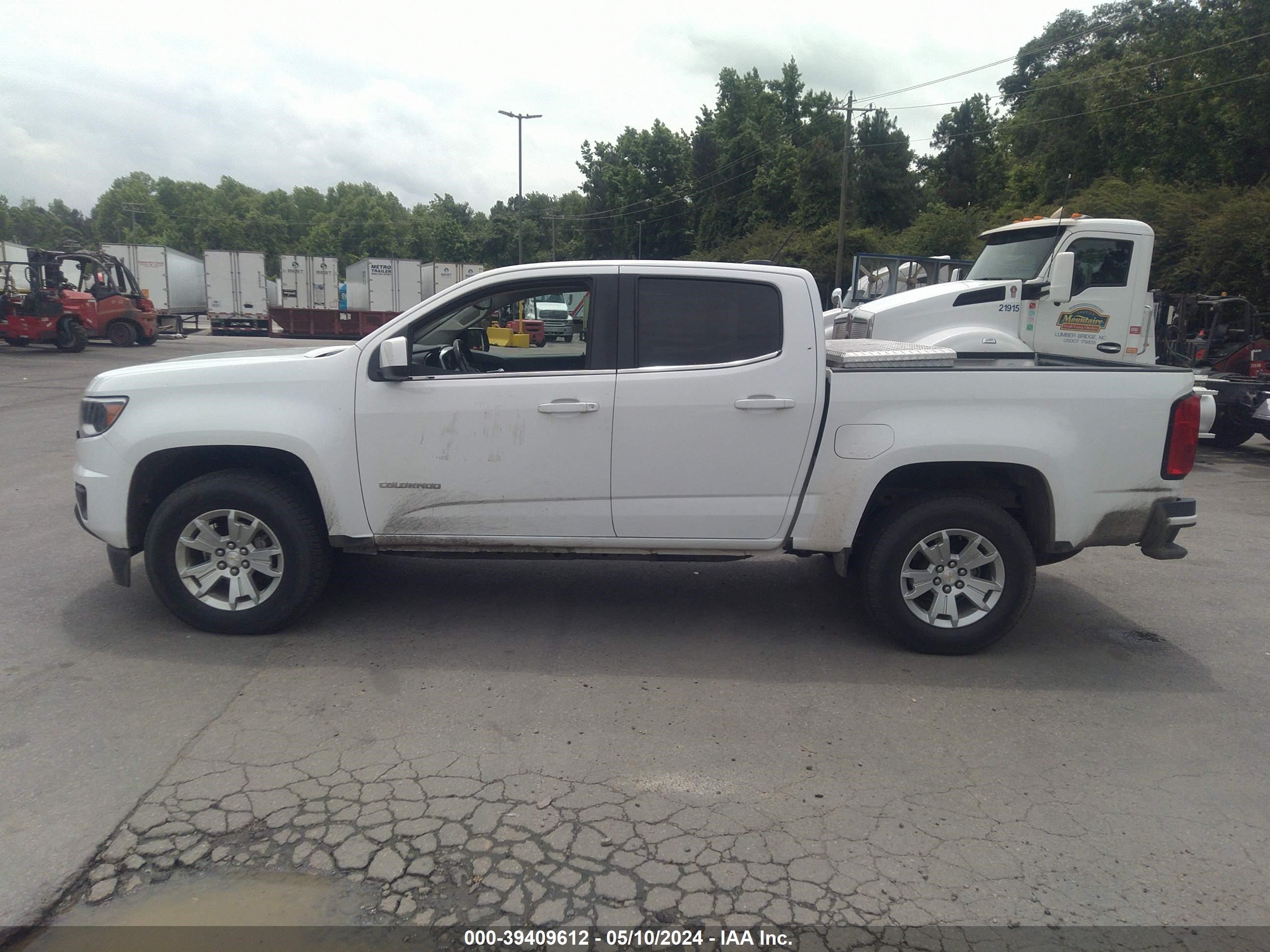 2019 Chevrolet Colorado Lt vin: 1GCGSCEN7K1175129