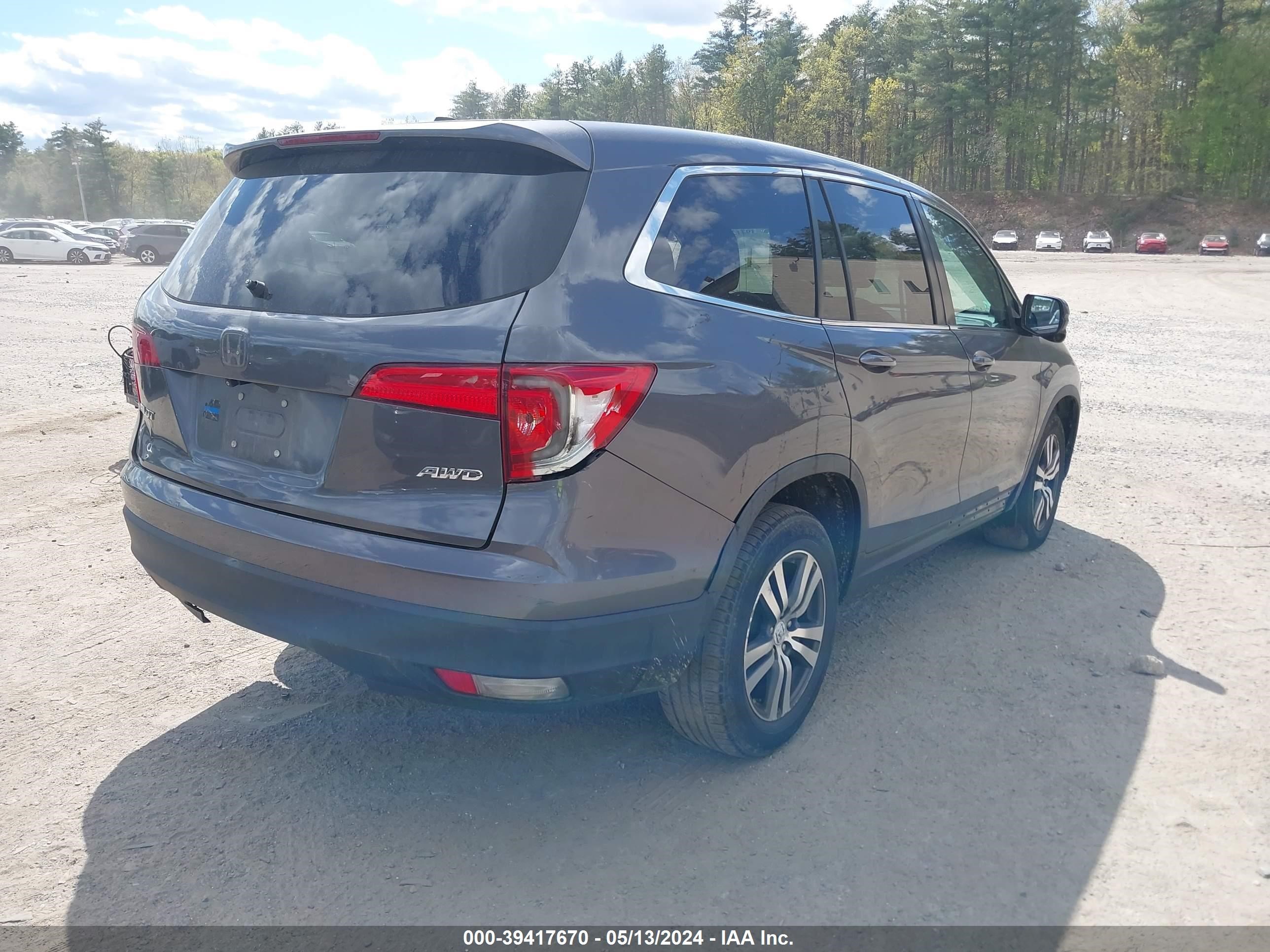 2016 Honda Pilot Ex-L vin: 5FNYF6H70GB073998