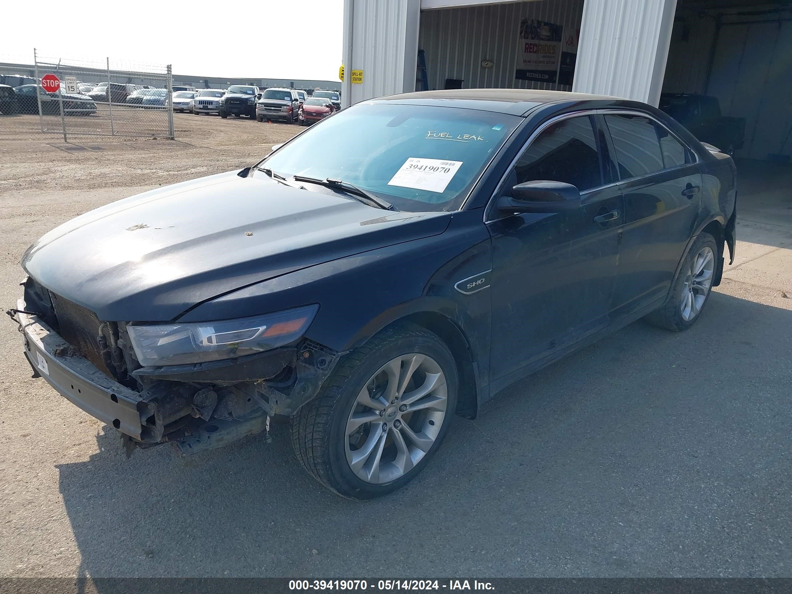 2013 Ford Taurus Sho vin: 1FAHP2KT3DG101022