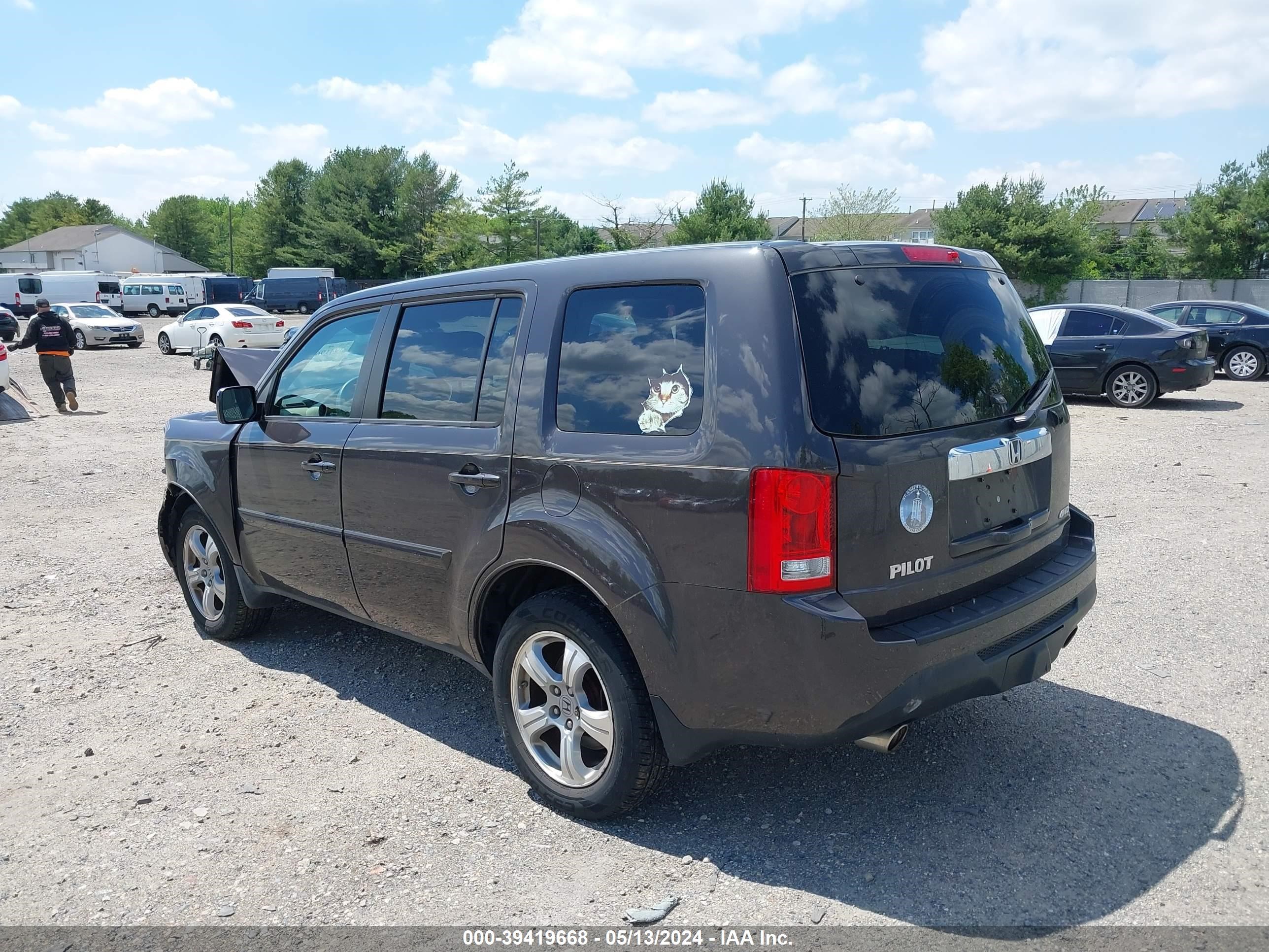 2014 Honda Pilot Ex vin: 5FNYF4H49EB007960