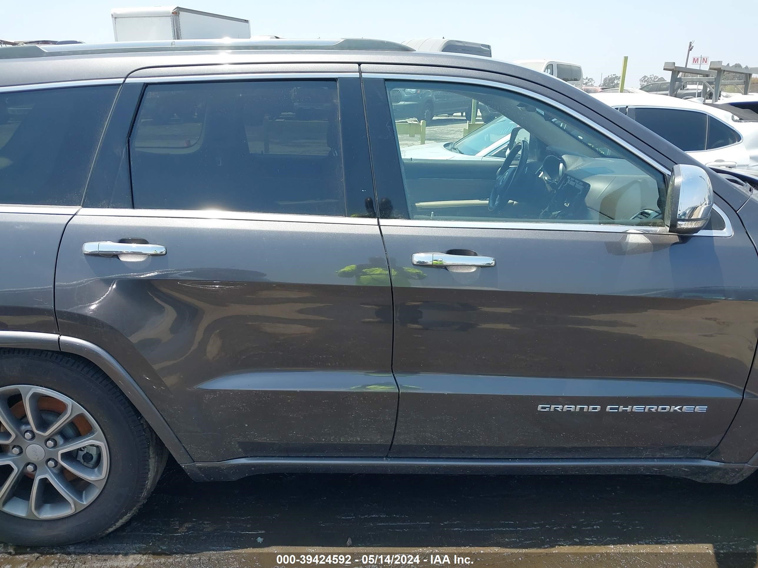 2014 Jeep Grand Cherokee Overland vin: 1C4RJFCT8EC270029