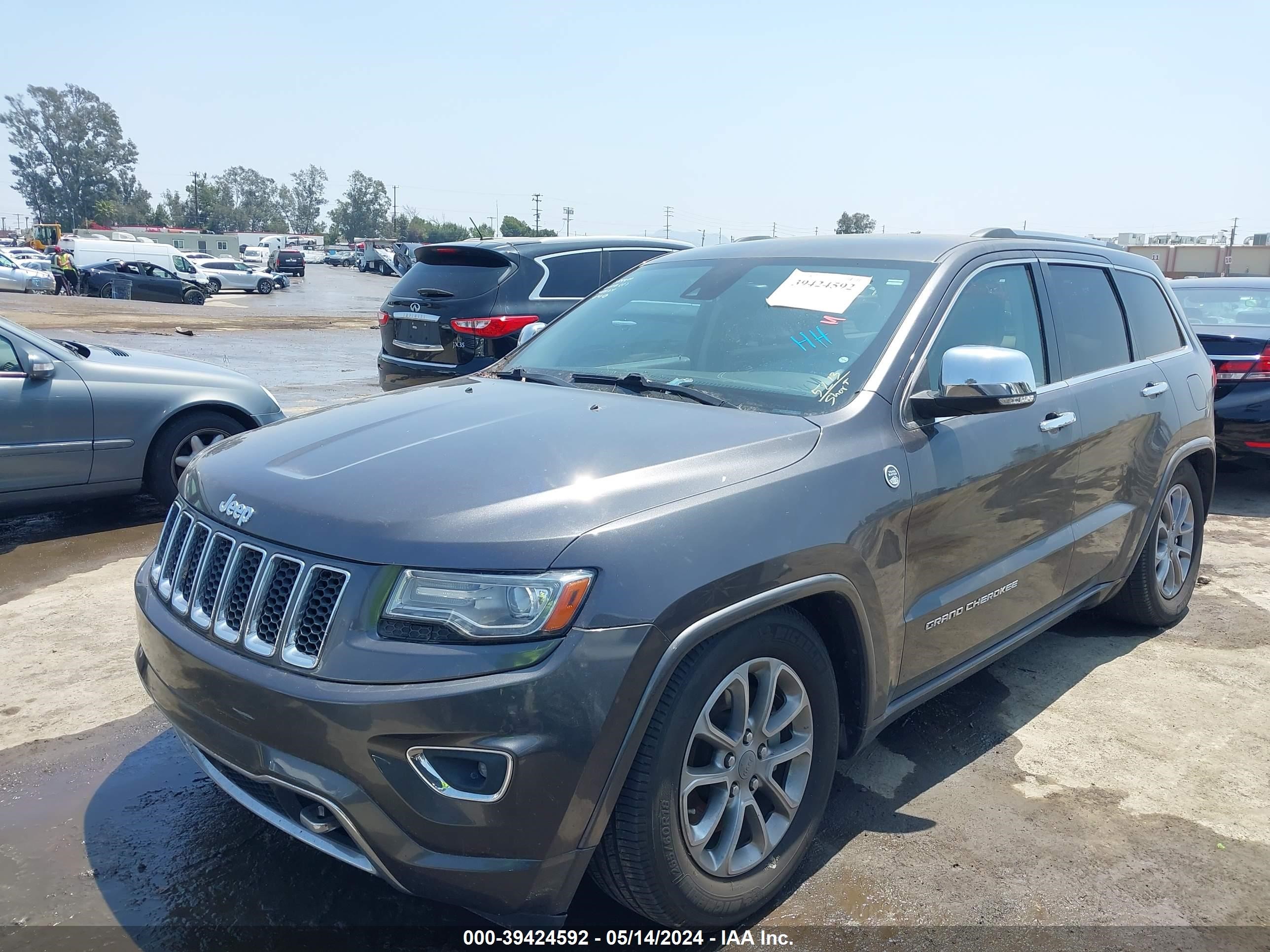 2014 Jeep Grand Cherokee Overland vin: 1C4RJFCT8EC270029