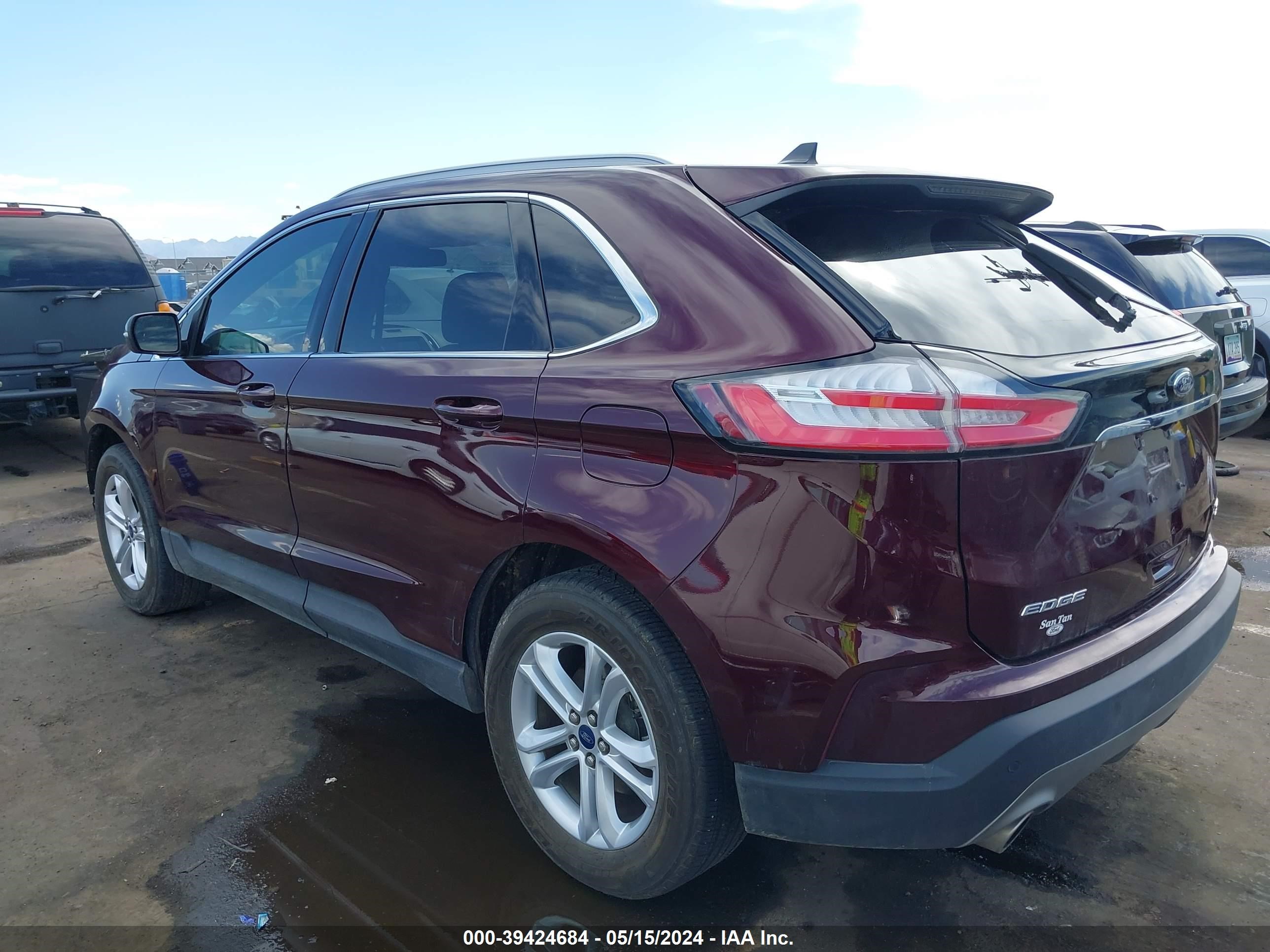 2020 Ford Edge Sel vin: 2FMPK3J94LBB07414